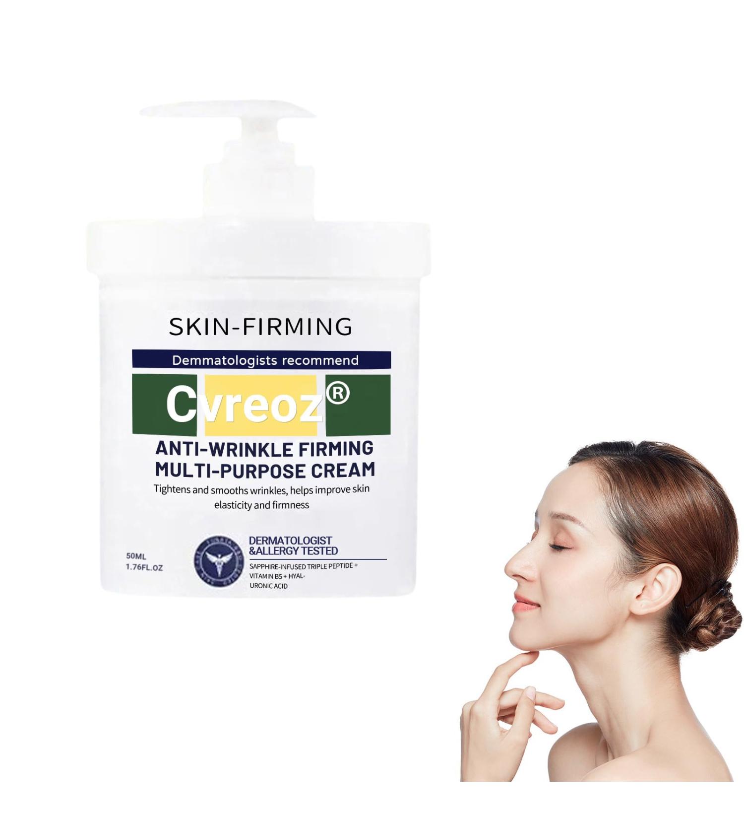 Cvreoz Advanced Firming & Wrinkle Reducing Cream Restore Skin Elasticity Multi-purpose Protective Moisturizer Skin Firming Lotion for All skin Types (1PC) - Buy Online on GoSupps.com