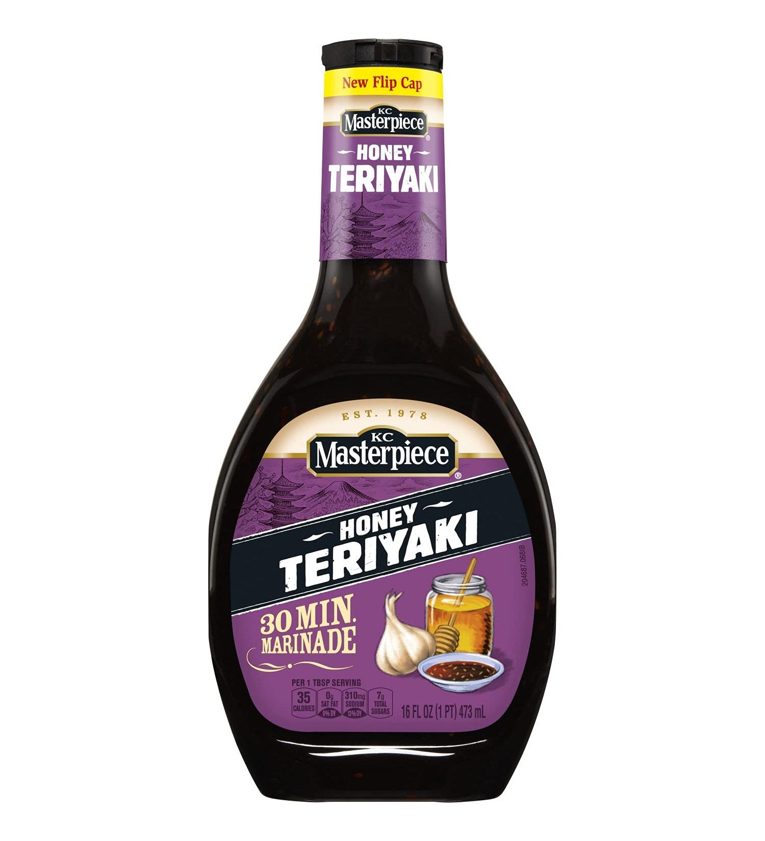 KC Masterpiece Honey Teriyaki Marinade 16oz - Pack of 6 | Authentic Flavor | Shop Now - Buy Online on GoSupps.com