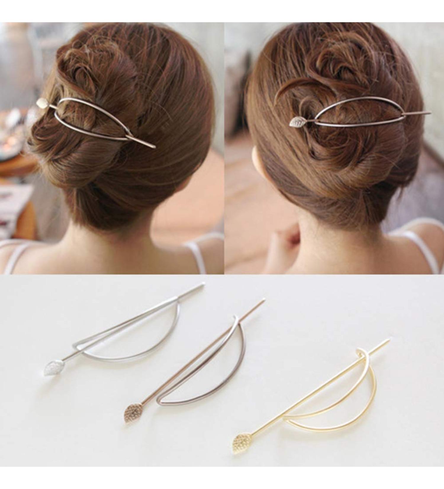 Women s Hollow Oval Geometric Metal Hair Clip - Stylish Accessories & Jewelry for All Hair Types - Buy Online on GoSupps.com