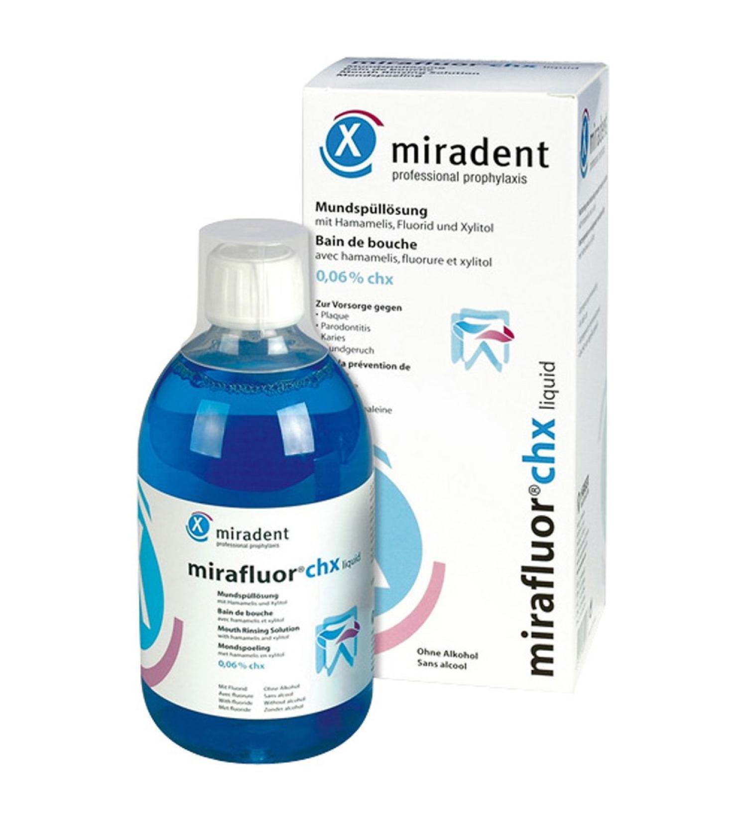 Miradent mirafluor chx liquid 0.06% 500 ml