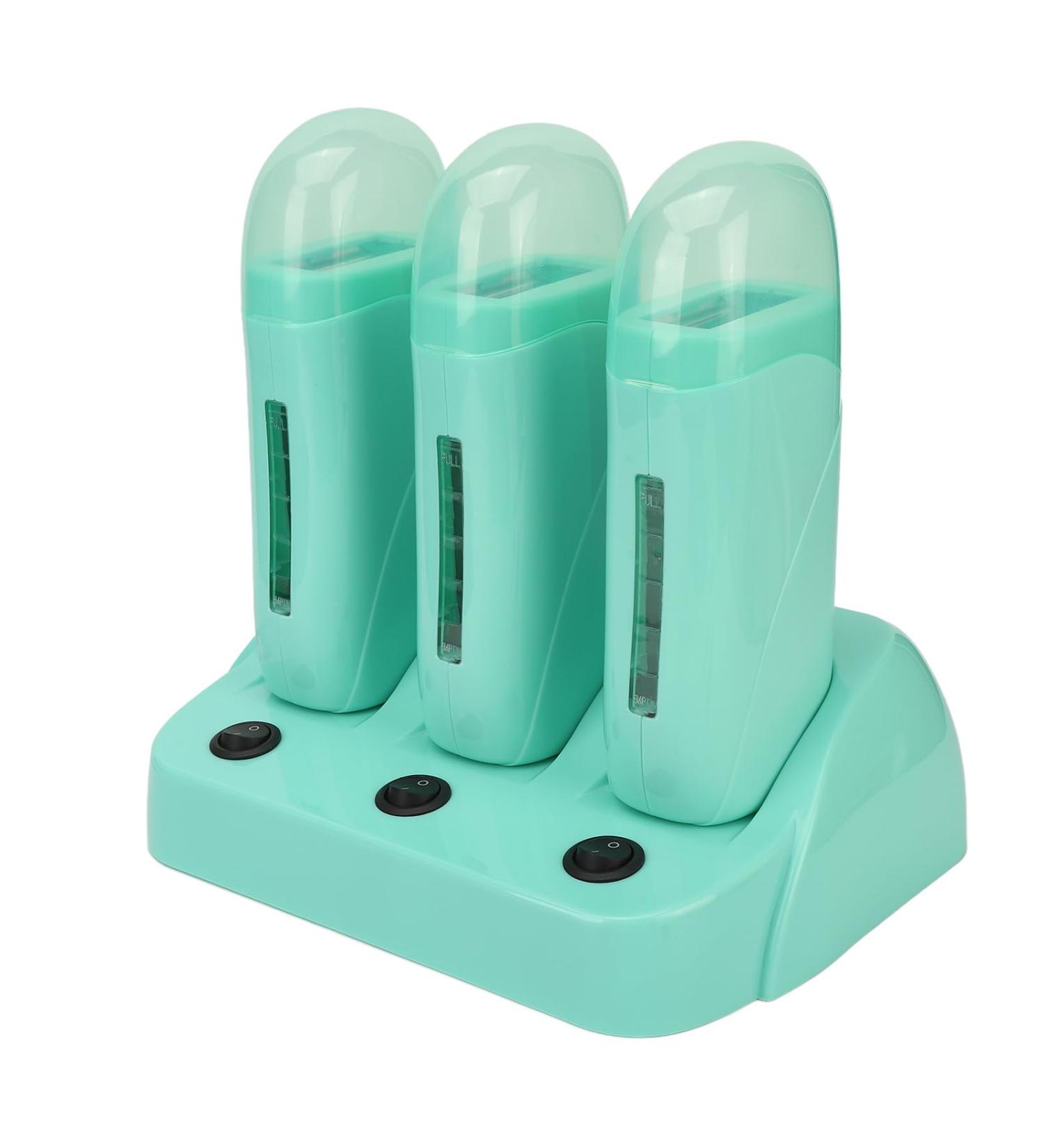 Buy Portable Roll-On Wax Set | 3-Series Electrical Hair Removal Kit | Fast Melting Wax Warmer | EU Plug 220V | Perfect for Hair Eyebrows & Facial Treatment - Buy Online on GoSupps.com