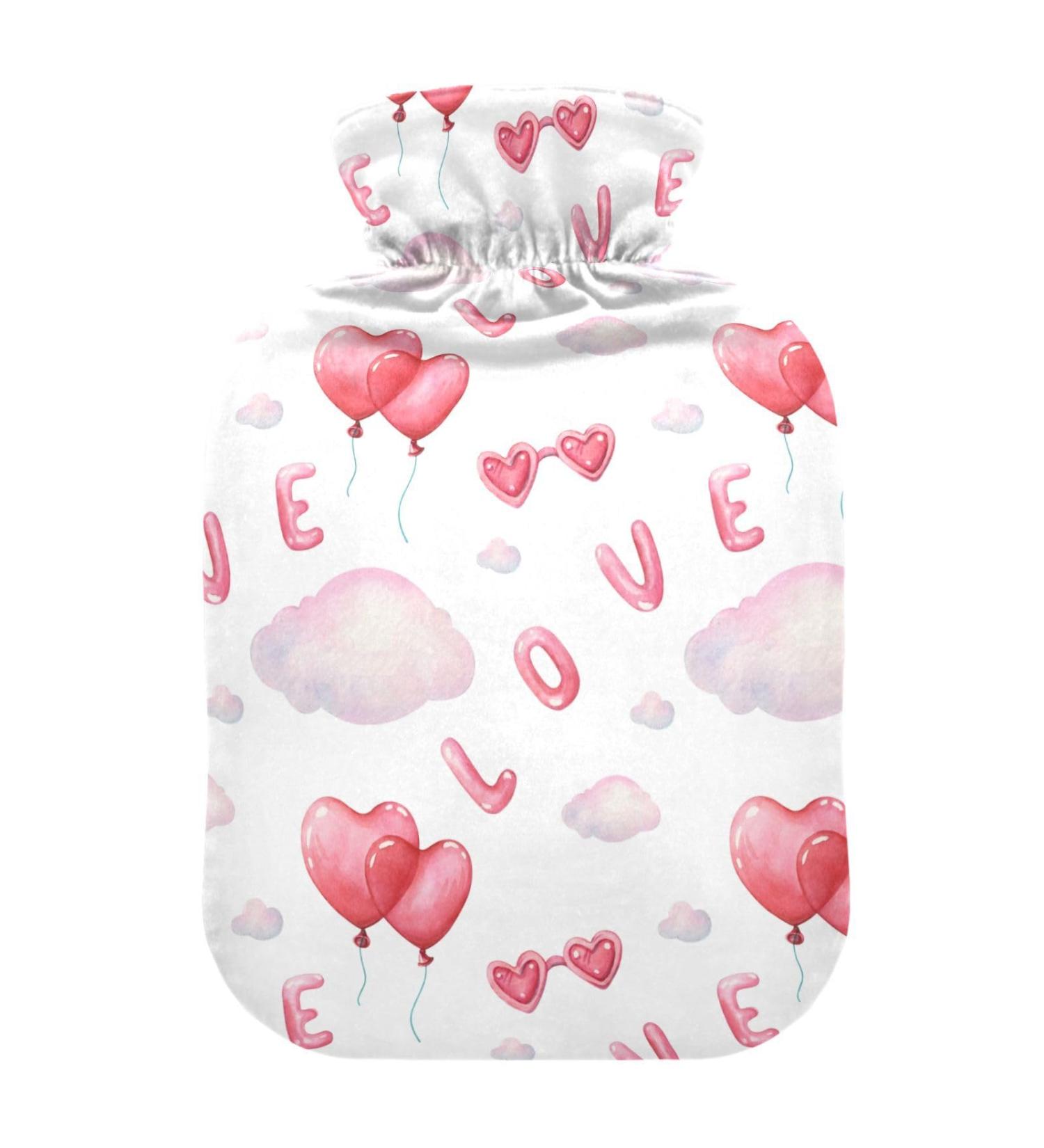Love Balloons Valentine's Day Heat Bottle | 2L Warm Water Bag for Pain Relief & Heat Therapy - Buy Online on GoSupps.com