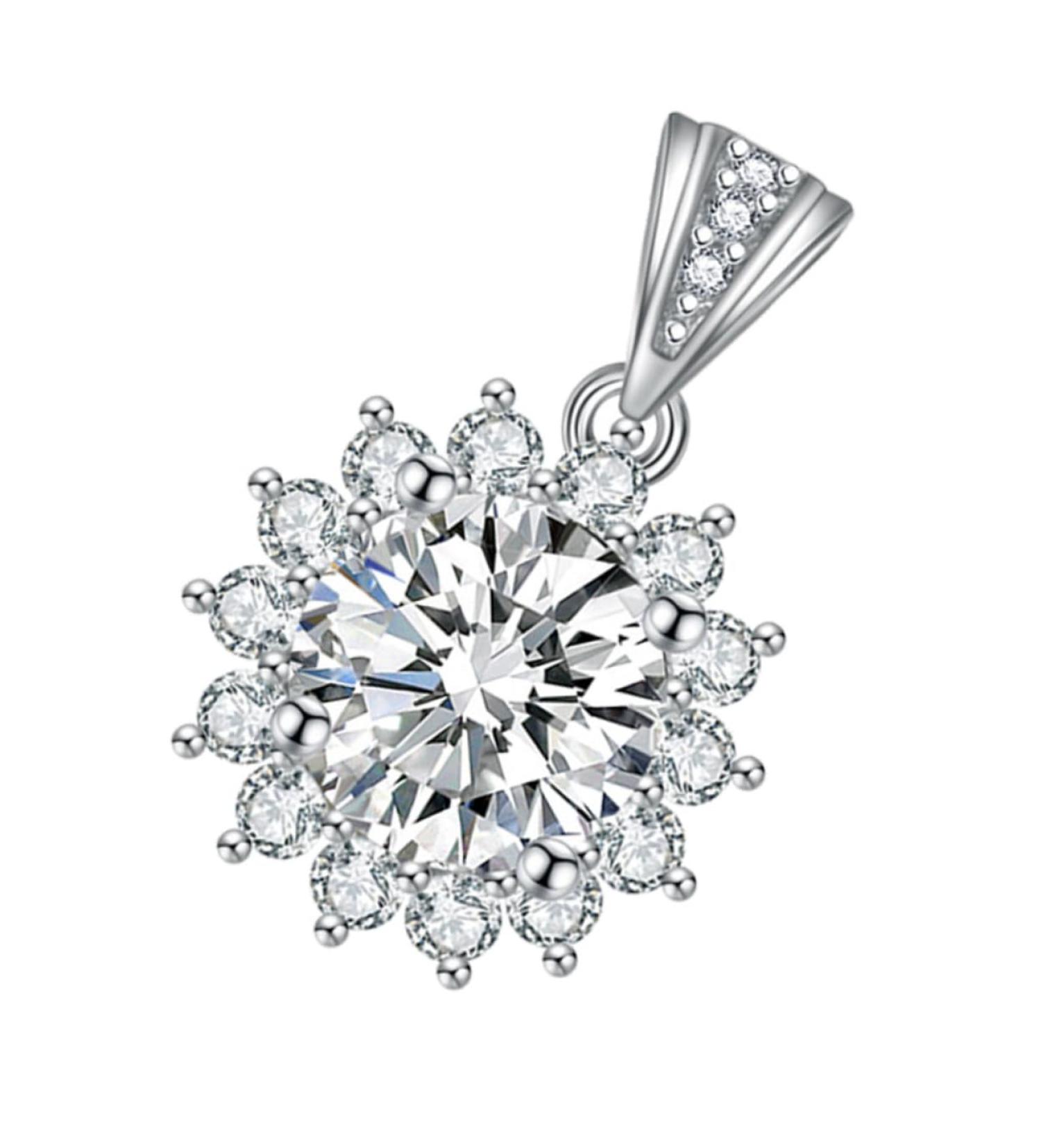 ABOOFAN 1pc Sun Petal Pendant Diamond Choker Necklace Rhienestone Necklace Crafts Making Material Alloy - Buy Online on GoSupps.com