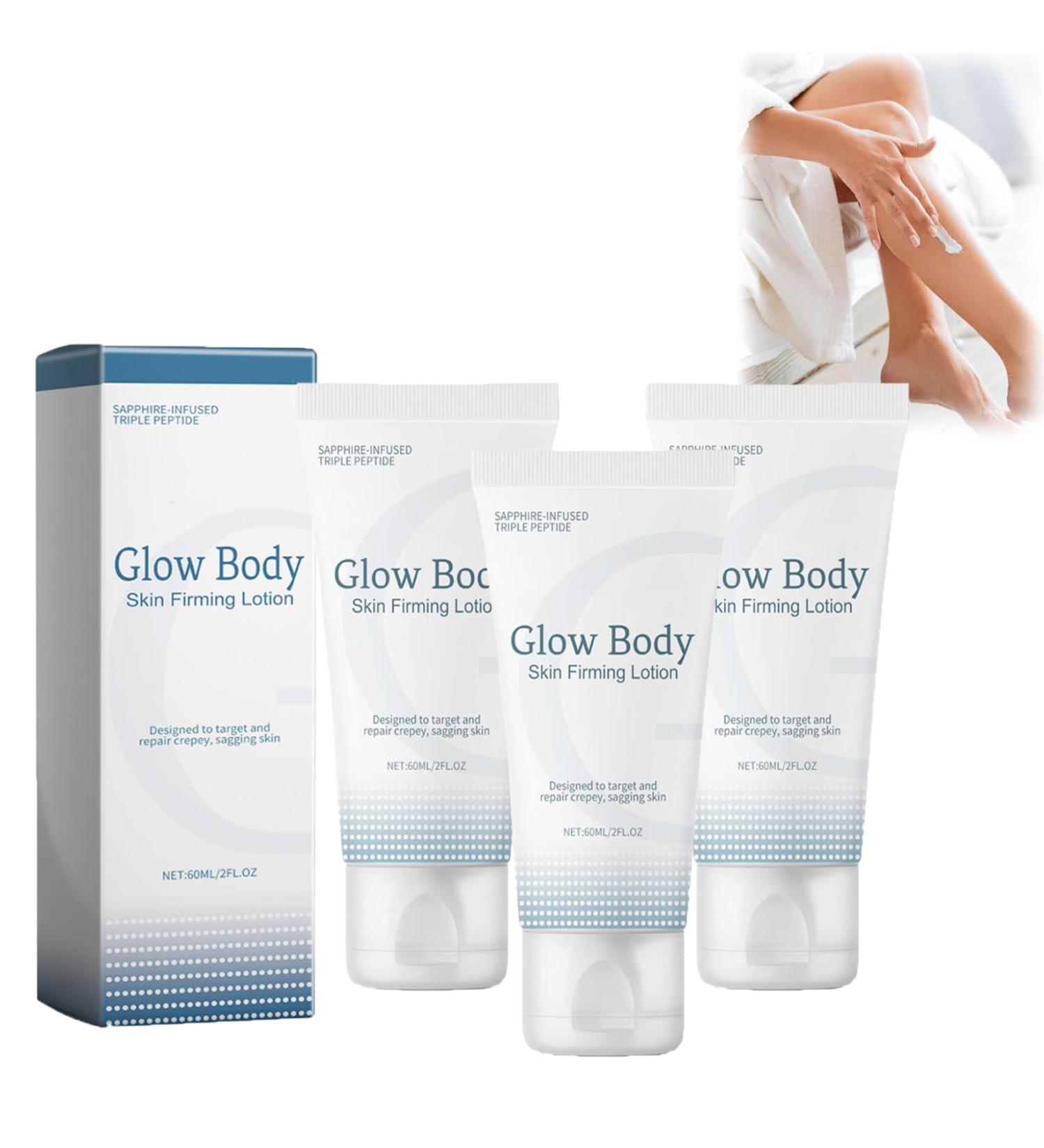 Glowbod Lot de 3 lotions raffermissantes pour le corps 60 ml lotion raffermissante pour peau l che lotion raffermissante pour peau s che lotion raffermissante pour le corps 3 pi ces. - Buy Online on GoSupps.com