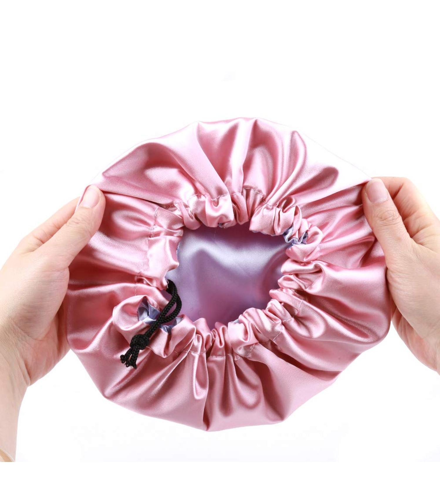 ELIHAIR Kids Satin Bonnet - Adjustable Sleeping Cap for Natural Hair - Reversible Pink/Purple - One Size - Teens, Toddlers, Children, Babies - Buy Online on GoSupps.com