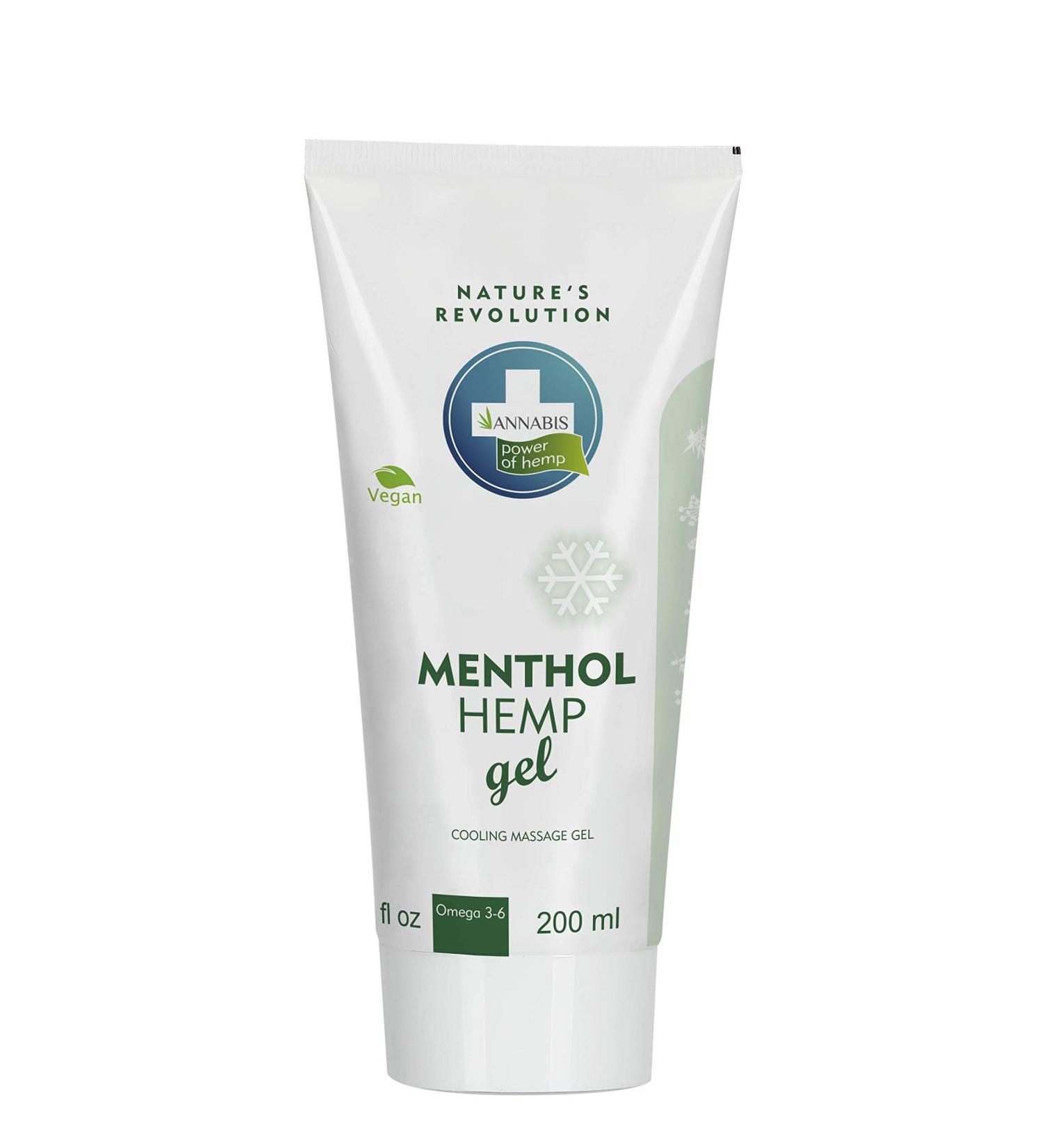 Annabis Menthol Hemp Gel - Cooling Pain Relief for Joints & Muscles | 200ml | International Shipping - Buy Online on GoSupps.com
