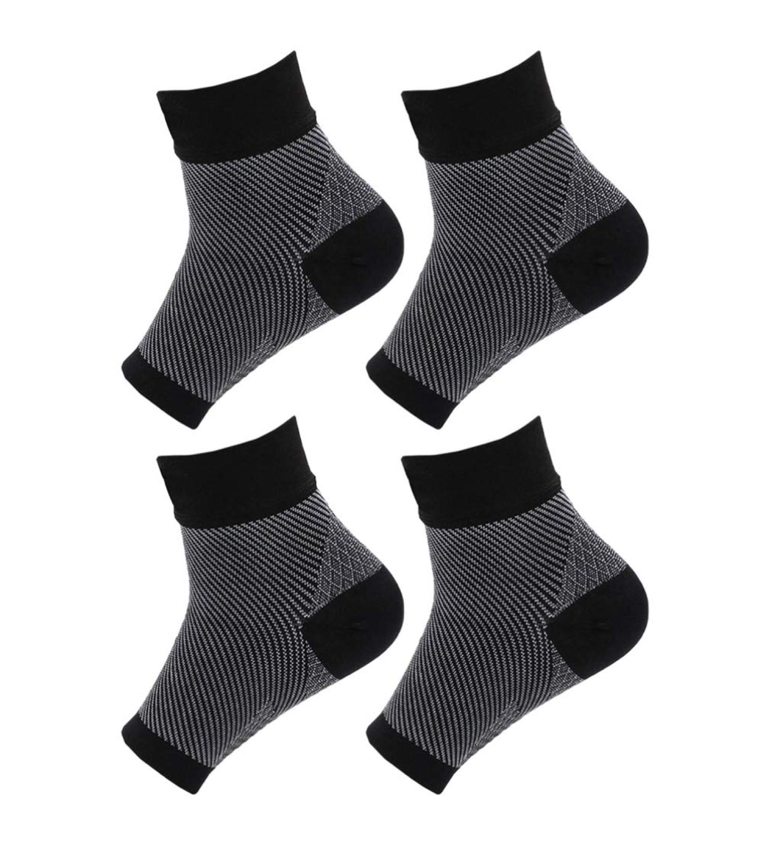 Buy 2 Pairs Protective Ankle Socks - Ankle Support Brace & Heel Care for Kids | Fitness Spandex Ankle Wraps - Durable & Comfortable - Buy Online on GoSupps.com