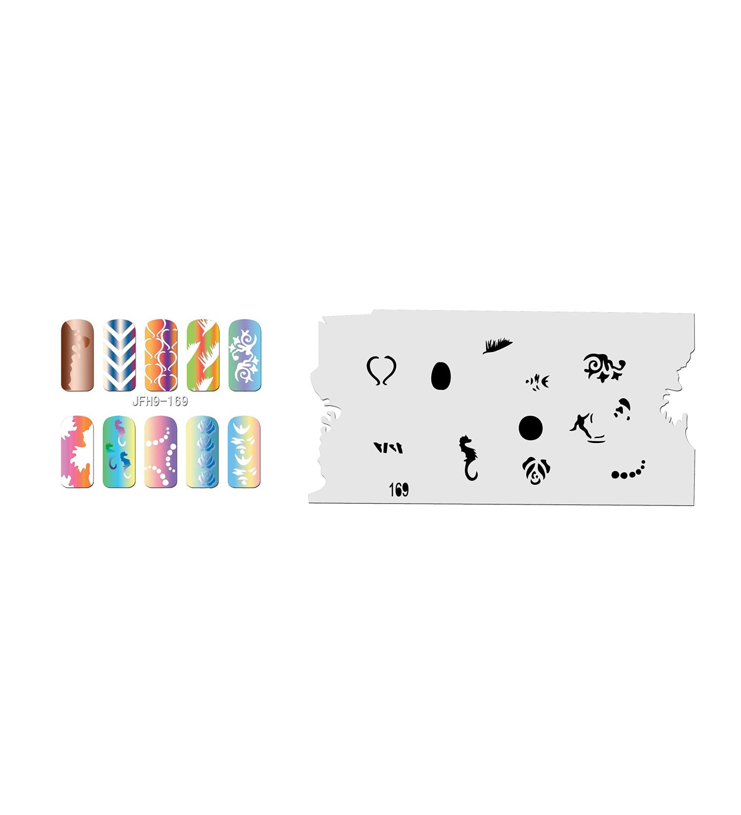 Fingernail stencil (airbrush nail art) Fengda JFH09-169