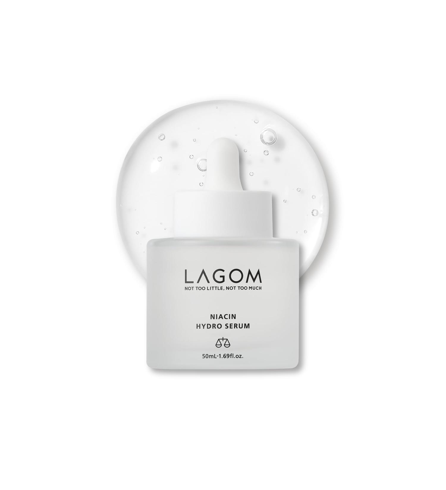 LAGOM Niacin Hydro Serum 5% Niacinamide Pore Care Dull Skin Intense Moisturizing & Brightening Korean Skincare Irritation-Tested 1.69 Fl Oz - Buy Online on GoSupps.com