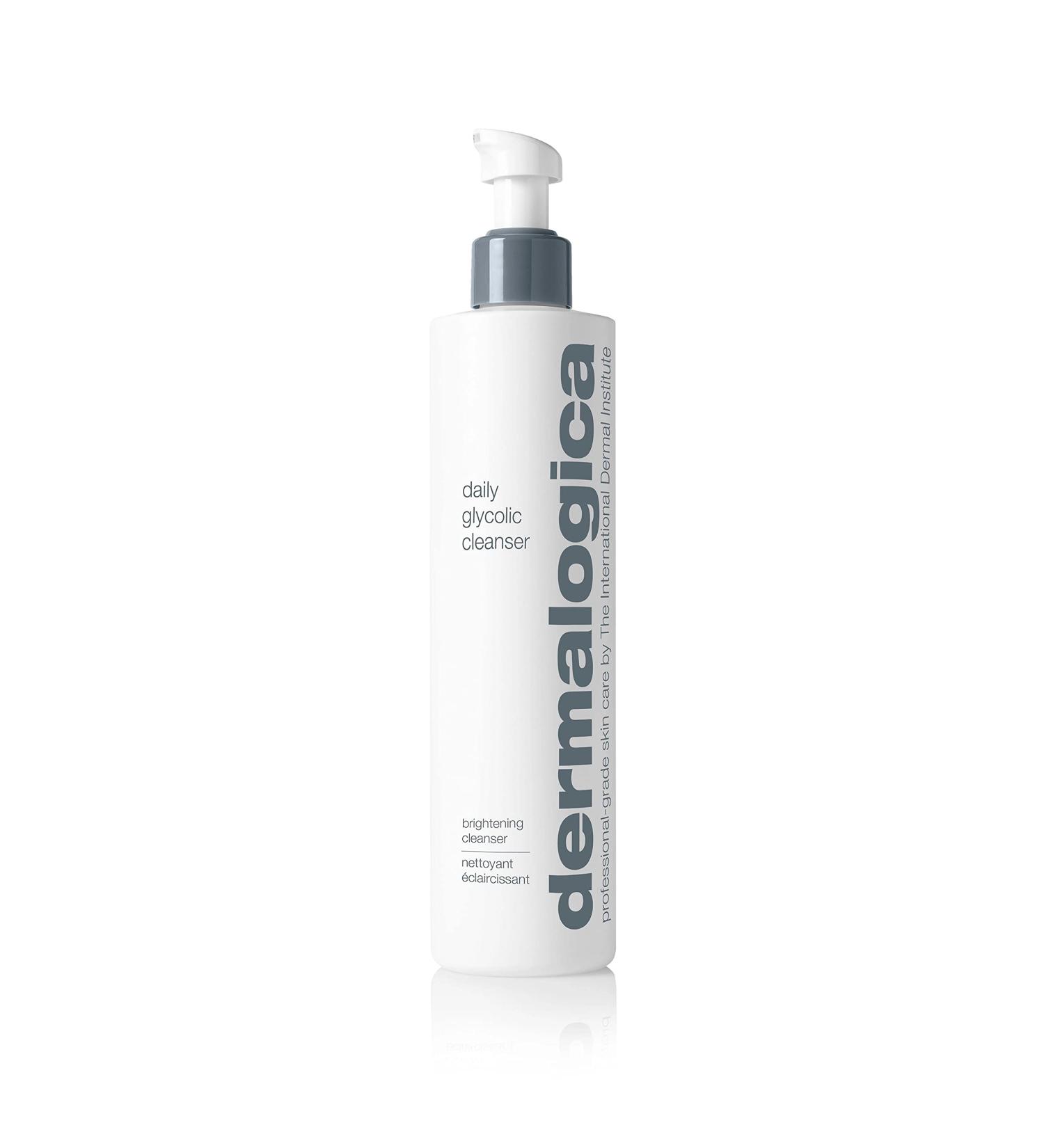 Dermalogica Daily Glycolic Cleanser 295ml - Brightens Dull & Uneven Skin Tone Cleanses & Removes Build-up With Glycolic Acid & Alpha Hydroxy Acid for Radiant & Healthy-looking Skin All Skin Types - Buy Online on GoSupps.com