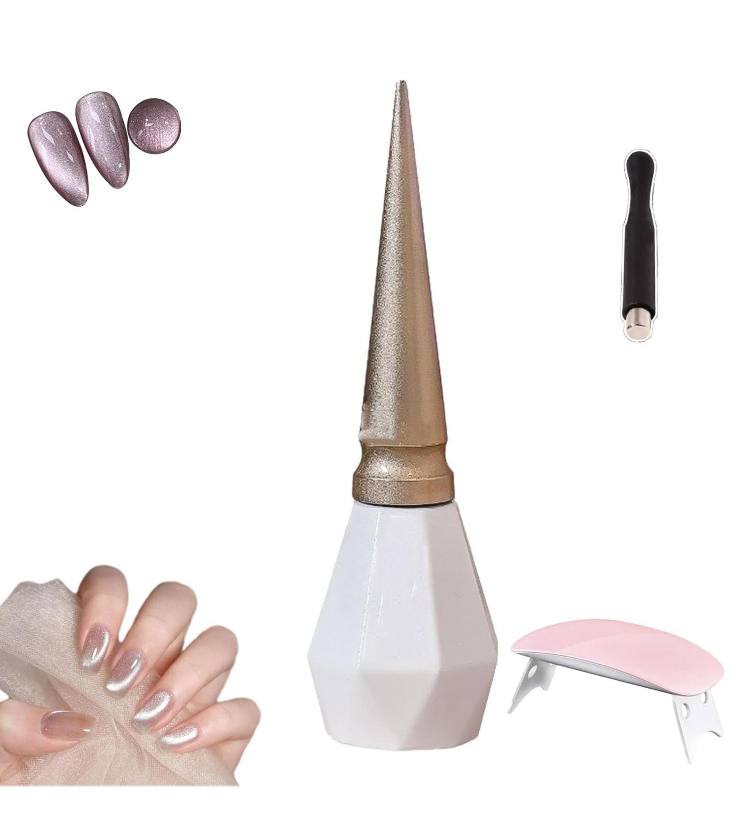 Rolita Gel Polish Rolita Nail Polish Cat Eye Gel Nail Polish Glitter Crystal Gel Nail Polish with Magnet Natural Elegant Cream Glue Hand Diy Nail Art Kit for Home (Y-26 L) Y-26 1 ml (Pack of 1) - Buy Online on GoSupps.com