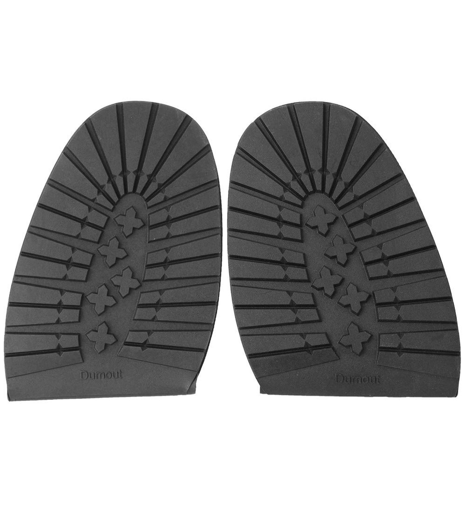 Rubber Anti-Slip Shoe Soles for Foot Pain Relief | Soft Flexible & Wear-Resistant | Repair Your Shoes (Black Forefoot - Buy Online on GoSupps.com