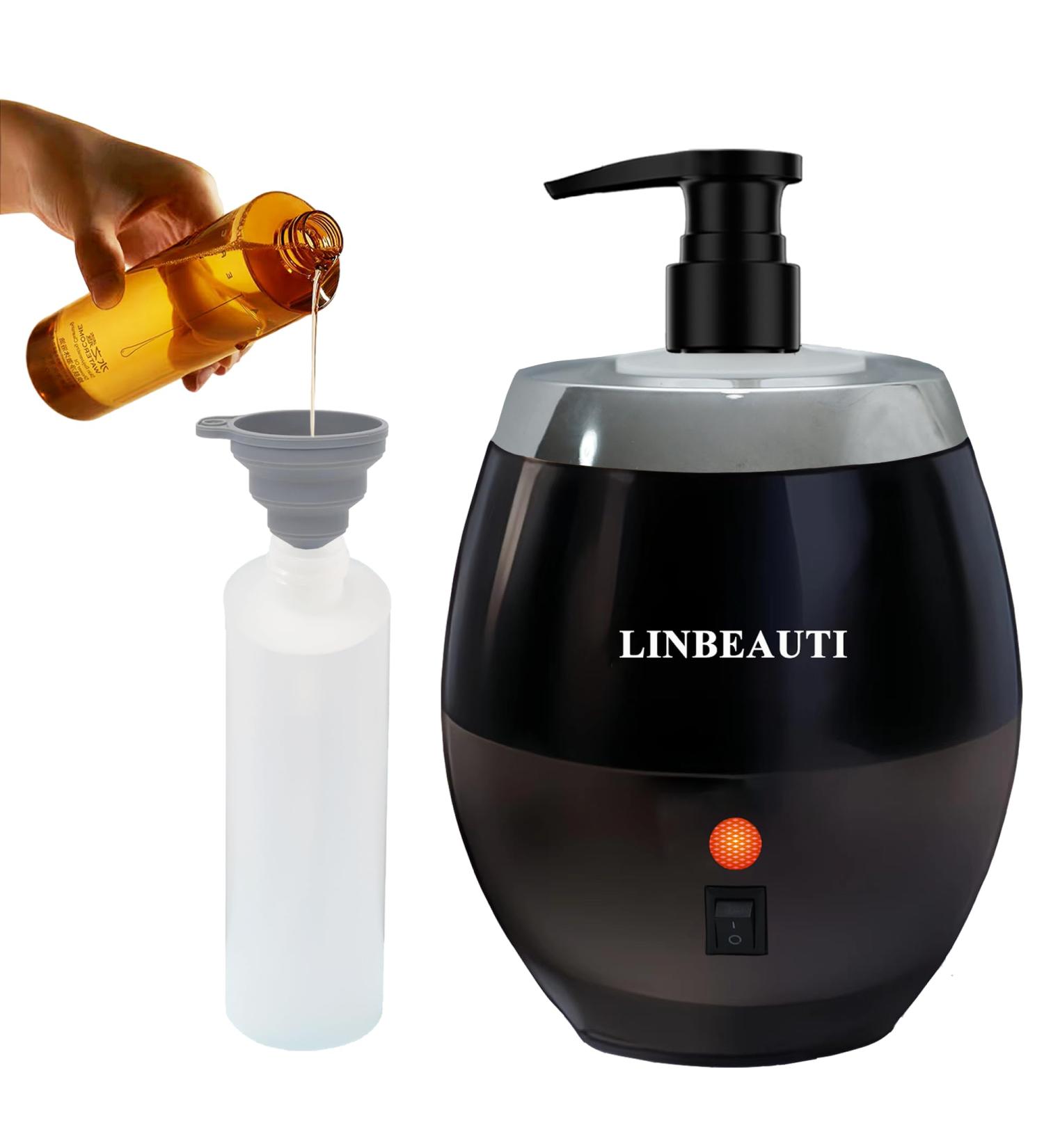 Linbeauti Massage Oil Heater with Dispenser | Perfect for Oils Lotions & Gels | Ideal for Home Salons & Spas - International Shipping Available - Buy Online on GoSupps.com
