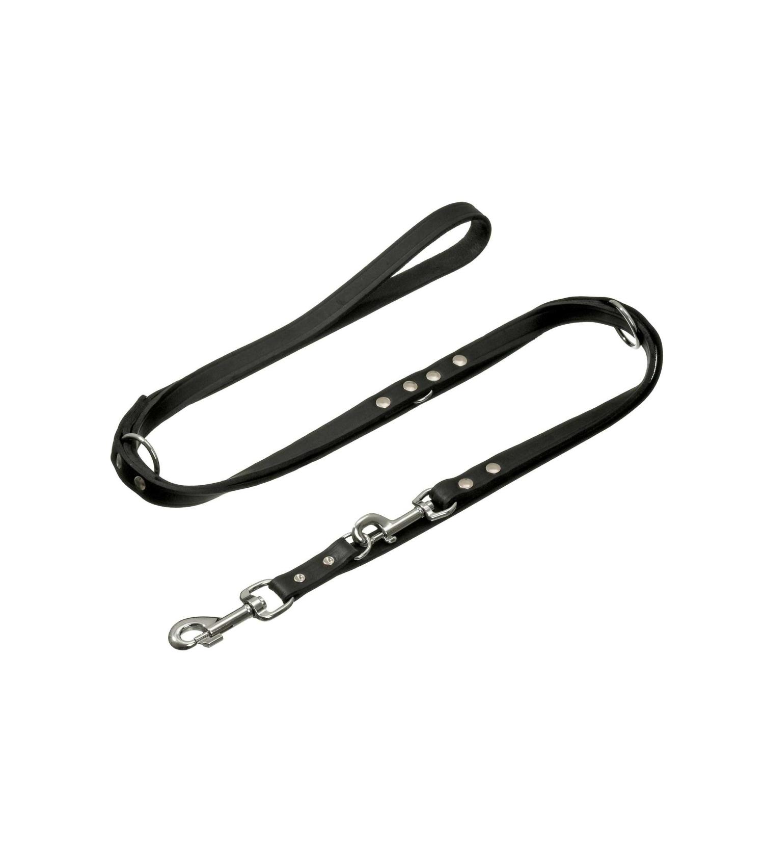 Karlie Rondo Black Leash - 200 cm Riveted Design Durable 18 mm Width - Ideal for International Shipping - Buy Online on GoSupps.com