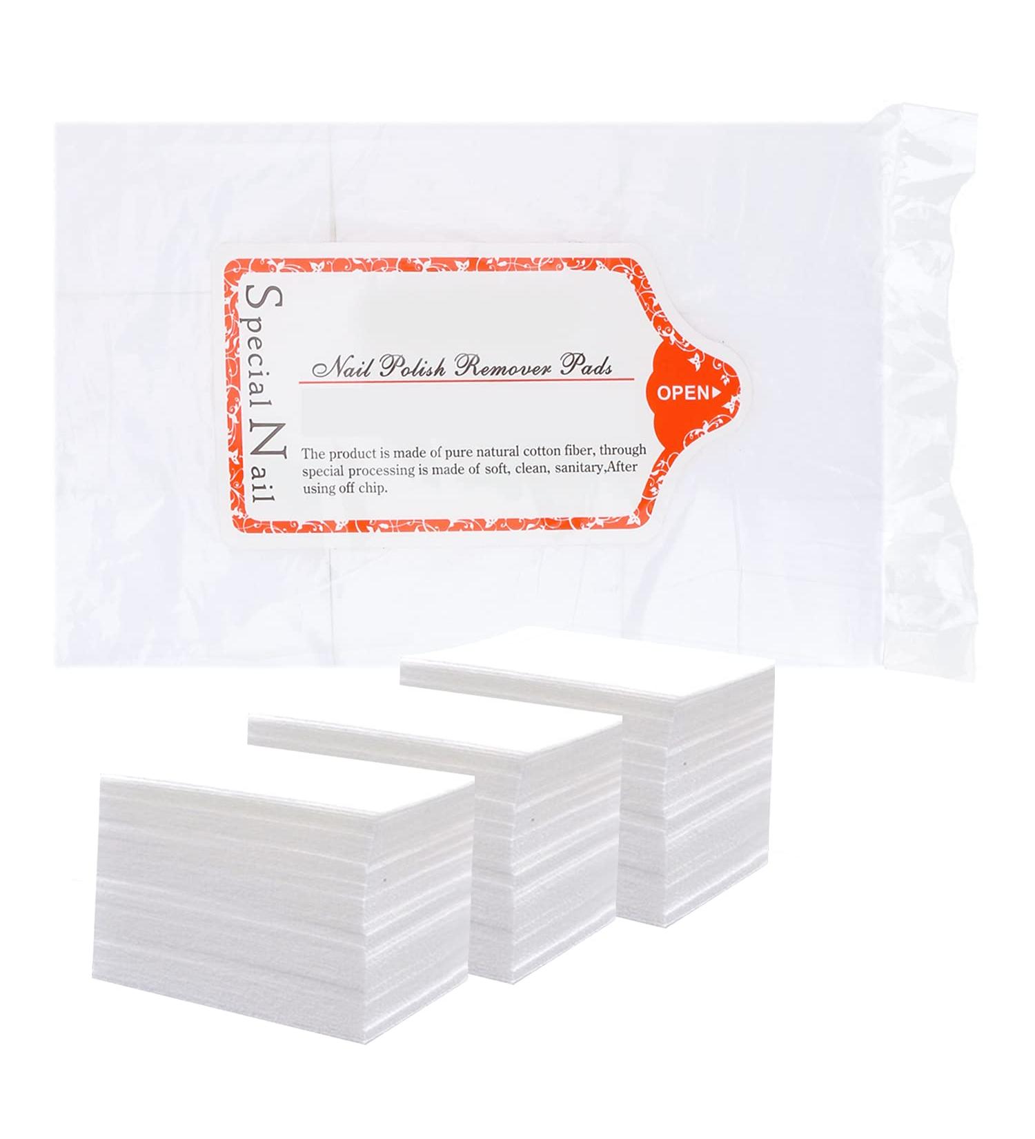 Lint-Free Nail Wipe Pads - 1000 Pcs Nail Polish Cleaning Remover Wipes for Nails, Eyelashes, Lips - Buy Online on GoSupps.com