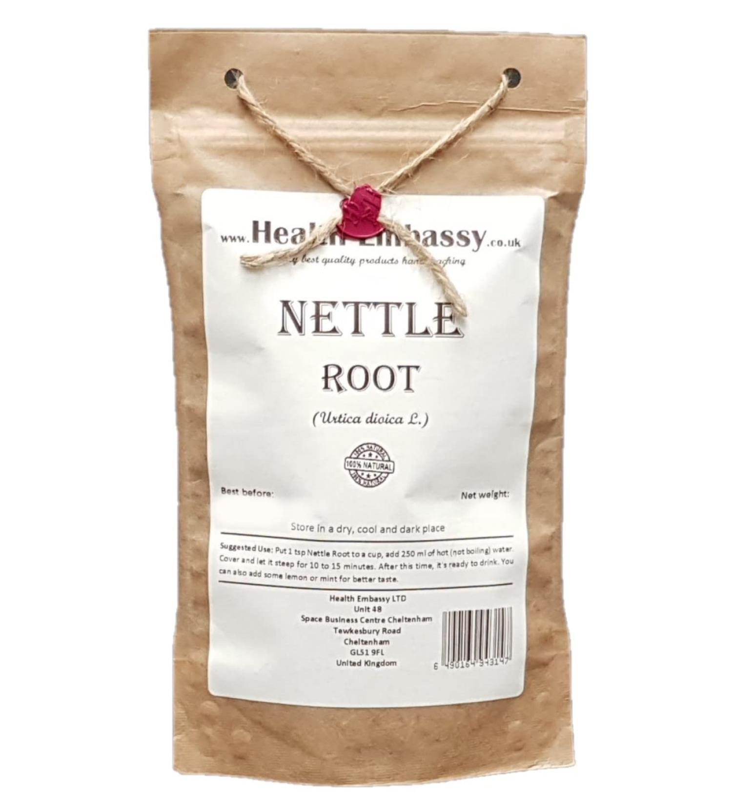 Health Embassy Racine d'Ortie Tisane | Urtica Dioica L | Nettle Root Tea (50g) - Buy Online on GoSupps.com