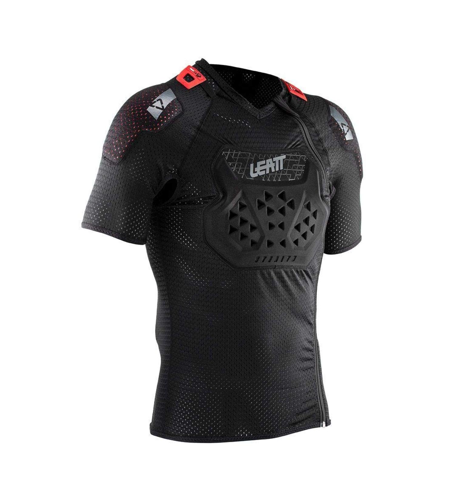 Leatt Herren Body Tee Airflex Stealth Protective Gear S Schwarz