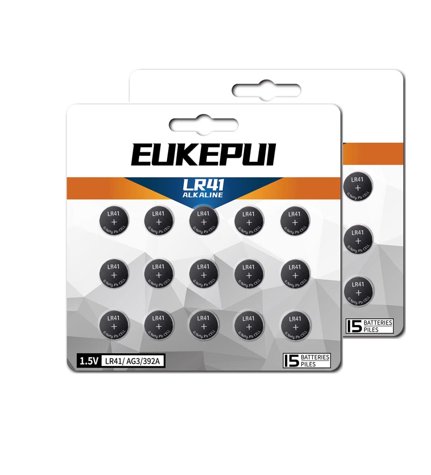 LR41 Batteries AG3 392 1.5V Alkaline Battery-30 Count