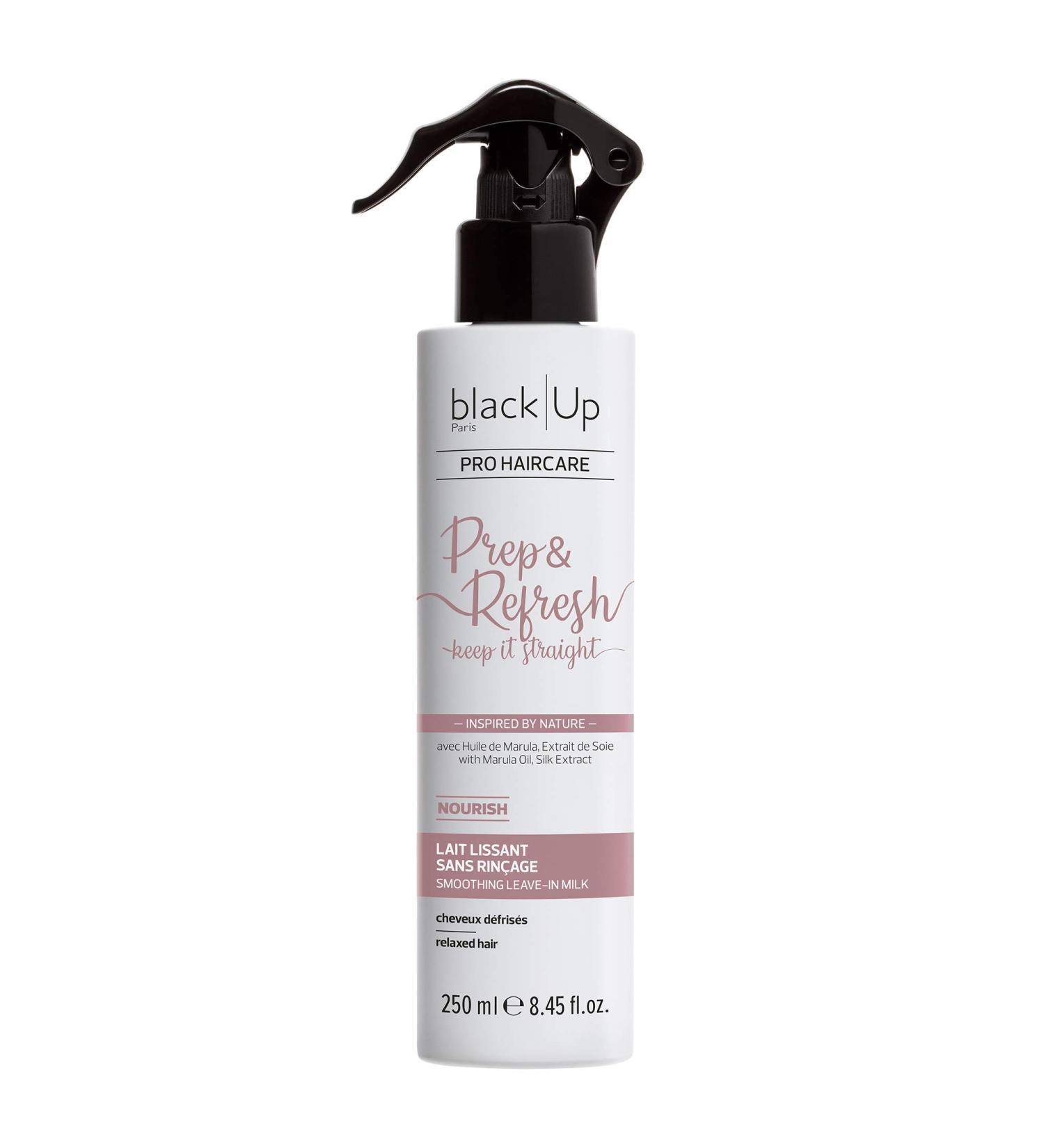 Black Up Prep & Refresh Keep It Straight - Leave-In Smoothing Milk