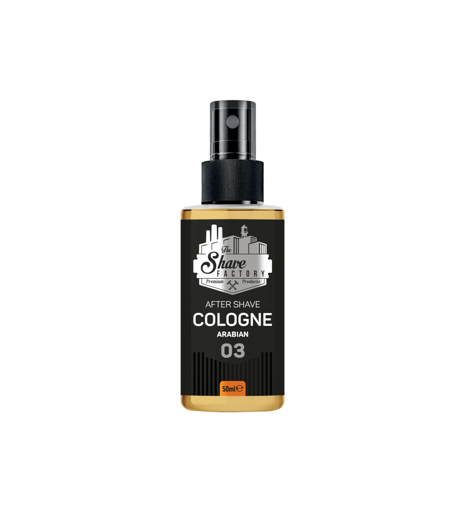 the shave factory After Shave Cologne Series (03 Arabian 50ml (1.69 fl. oz)) 03 Arabian 1.69 Fl Oz (Pack of 1) - Buy Online on GoSupps.com
