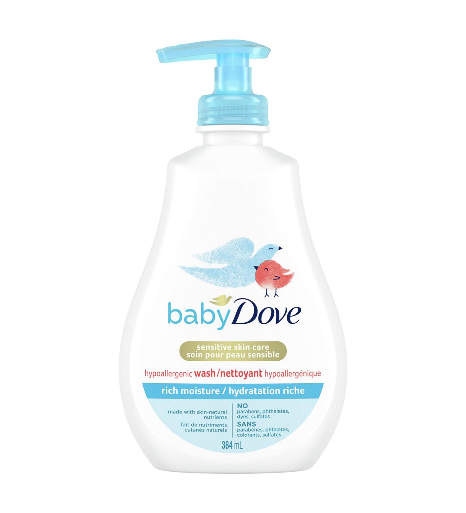 Baby Dove Tip to Toe Baby Wash for moisturized skin Rich Moisture hypoallergenic 384 ml 384 ml (Pack of 1) - Buy Online on GoSupps.com