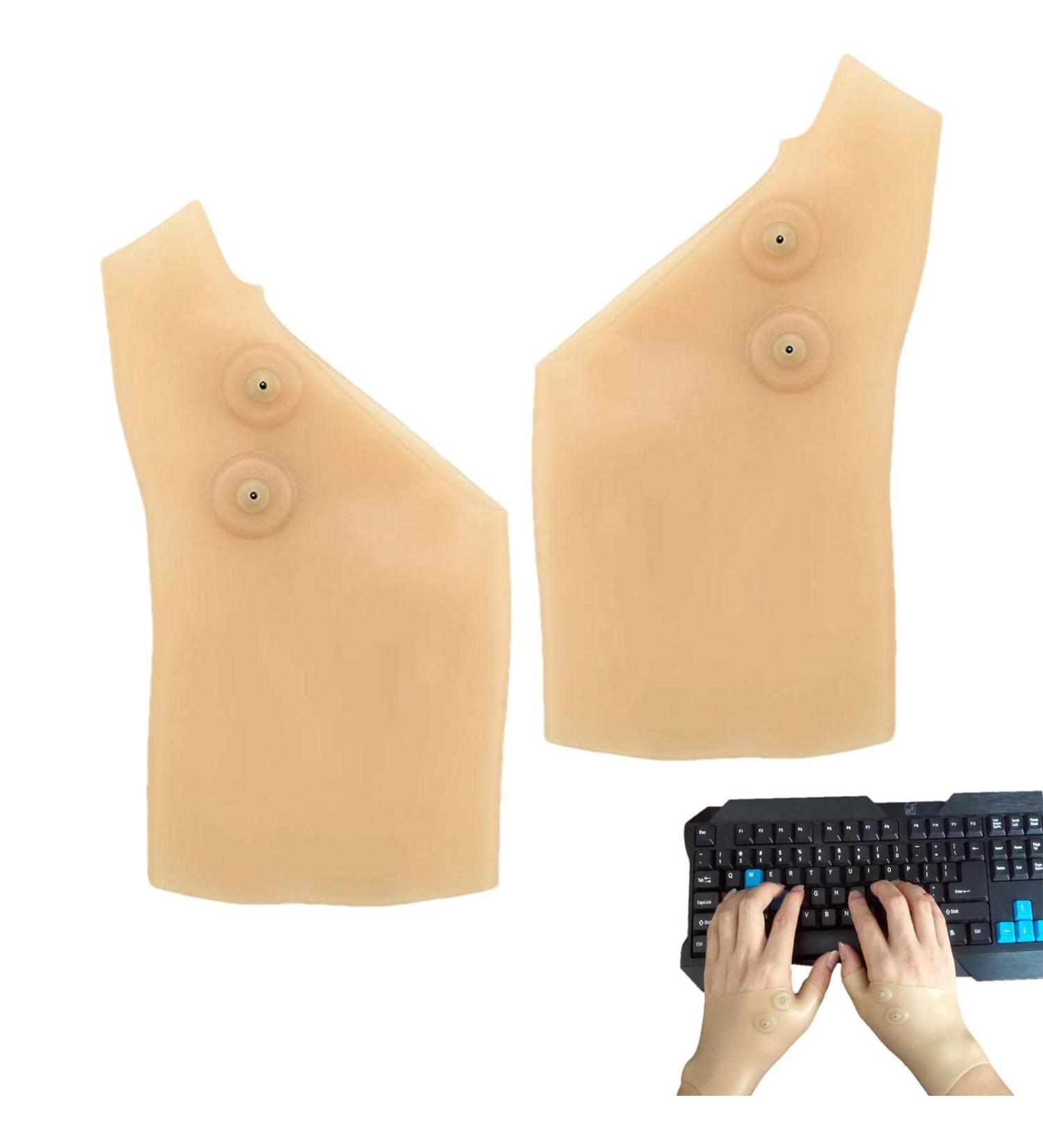 4 Thumb Support Magnetic Gel Wrist and Thumb Brace Hand Brace Straightening Sprained Carpal Tunnel Supportive Wrist Brace for Tendinitis Sprained Wrist Purble - Buy Online on GoSupps.com