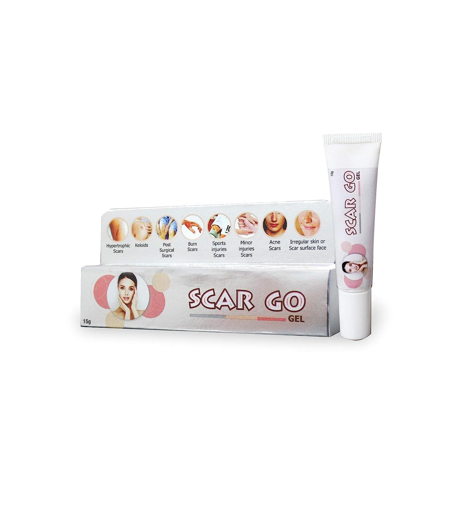 SS Anti-Scar Gel for Skin Lightening - 15 GM | For Old & New Scars, Keloids, Acne, Surgery Marks & Burns | Suitable for All Skin Types - Men & Women - Buy Online on GoSupps.com