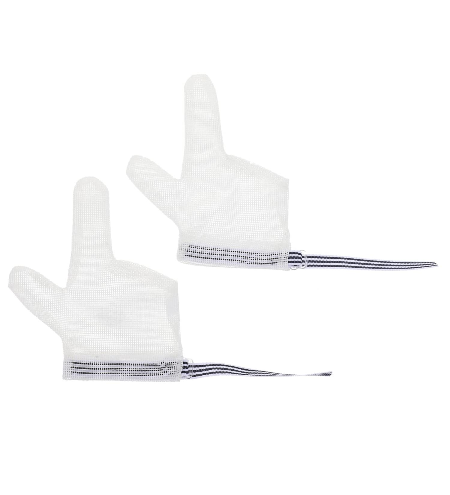 Buy Anti-Eating Gloves for Kids - Beisring H On | Thumb Protection & Suction Cup Design - White Nylon - Buy Online on GoSupps.com