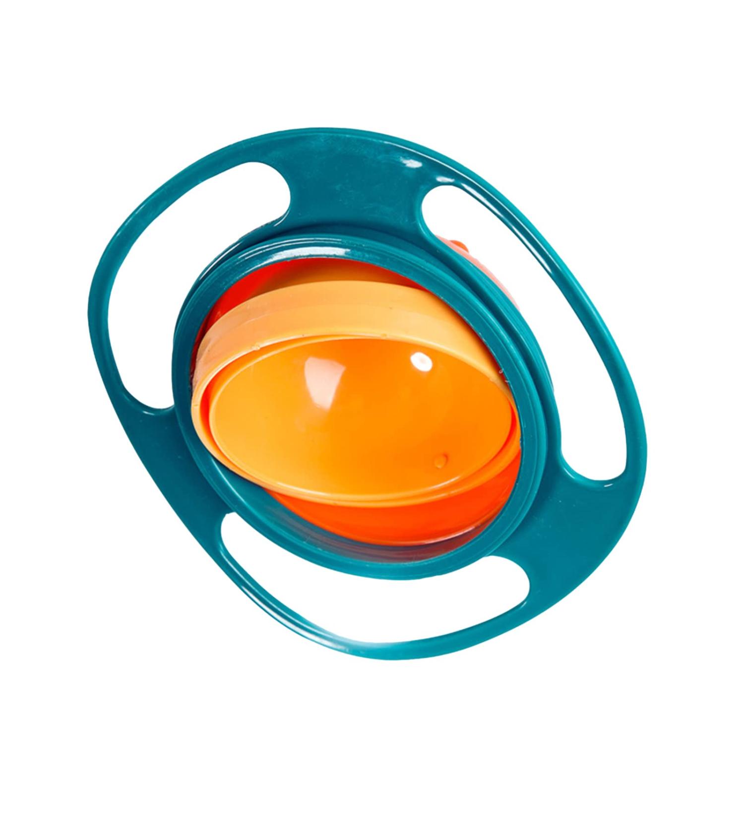 Magic Gyro Bowl for Babies - 360 Rotating Spill-Proof Feeding Bowl with Lid | Creative & Cute Design for 6+ Months - Buy Online on GoSupps.com