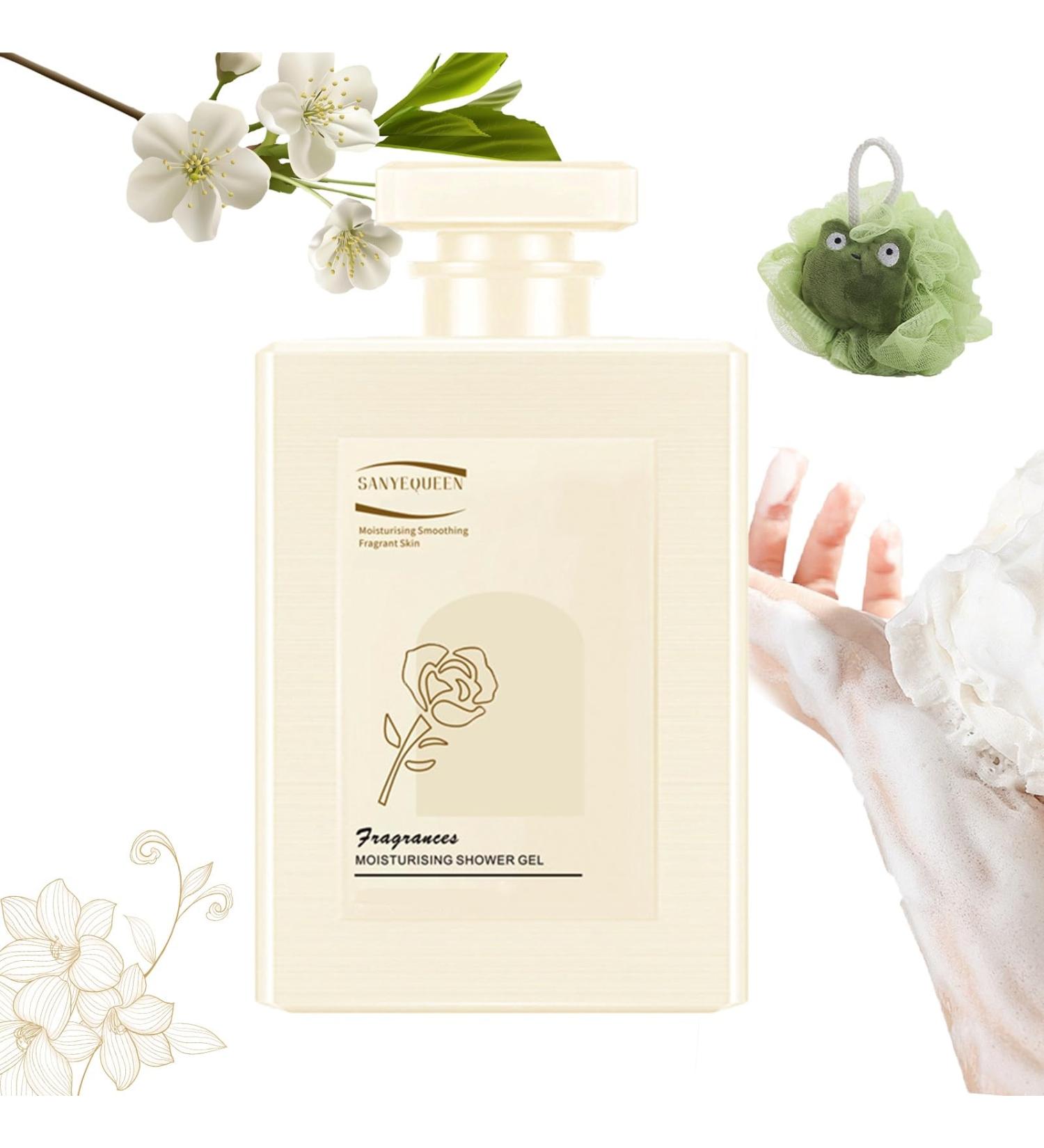 SanyeQueen Fragrant Shower Gel - Moisturizing Body Wash for Women & Men | Long Lasting Fragrance for All Skin Types | International Shipping Available - Buy Online on GoSupps.com