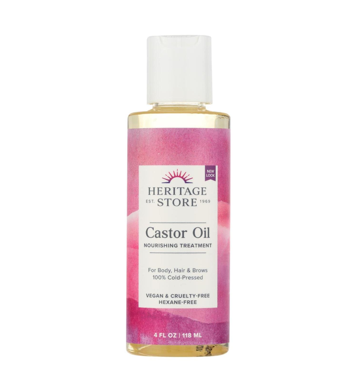 Heritage Products Castor Oil Hexane Free - 4 fl oz