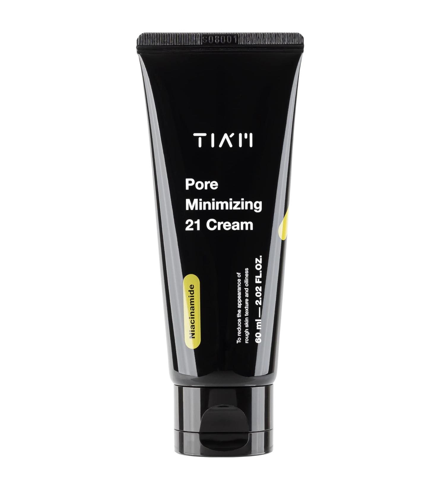TIAM Pore Minimizing 21 Cream - Niacinamide 5% & Natural BHA 2.1% Moisturizer for Oily Skin | Minimize Large Pores | 2.02 Fl Oz - International Shipping Available - Buy Online on GoSupps.com