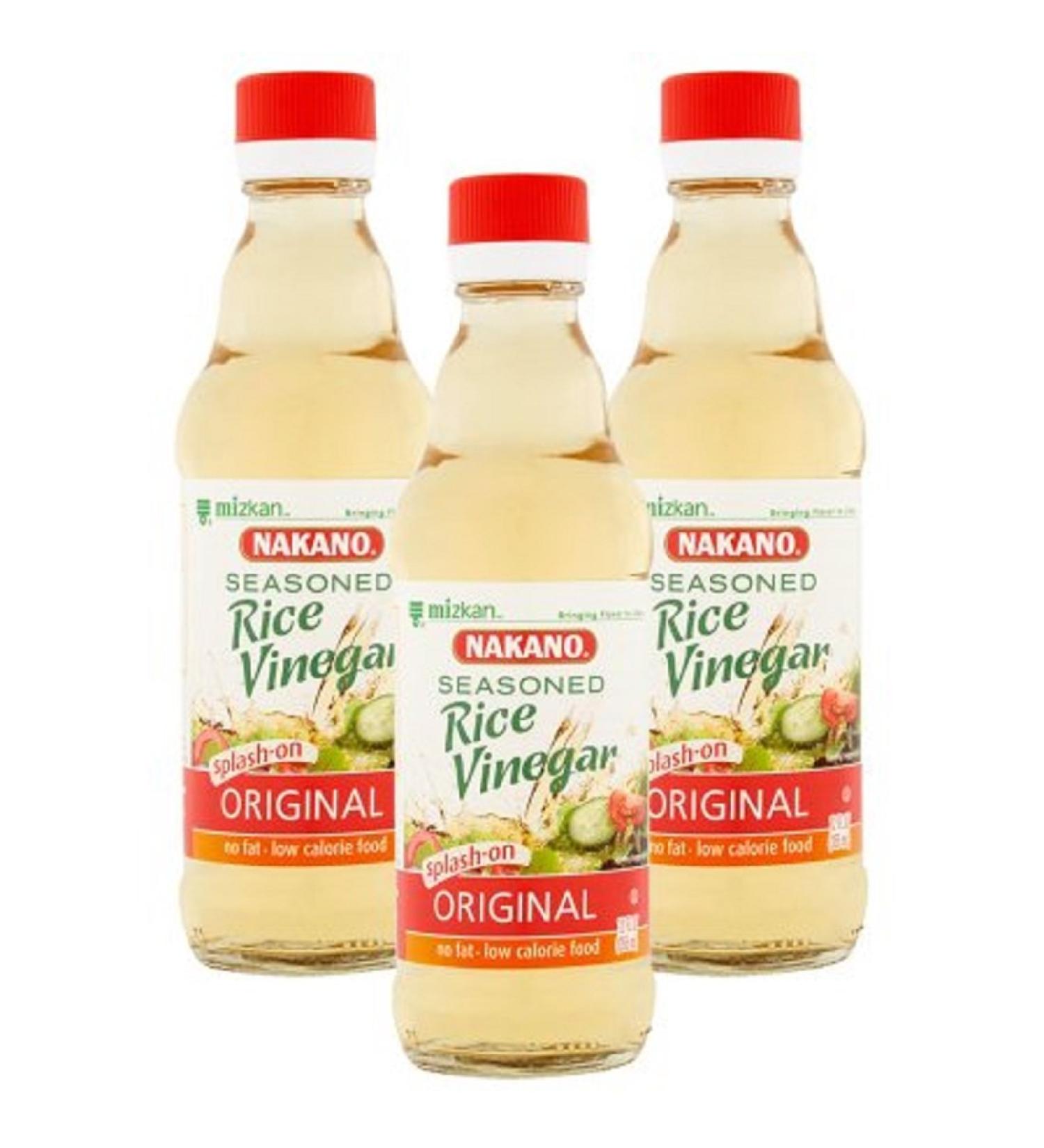 Mizkan Nakano Original Seasoned Rice Vinegar 12 fl oz (3 Pack) - Authentic Japanese Flavor | Buy Now - Buy Online on GoSupps.com