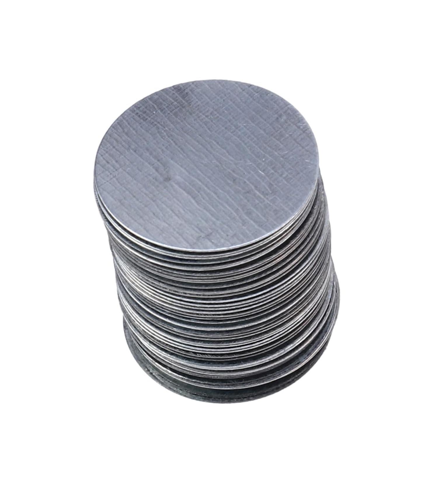 Beavorty 100pcs Circle Stickers Magnet Palette Metal Sticke Eyeshadow Case Pad Eye Shadow Tool Round 1 count (Pack of 1) As Shown - Buy Online on GoSupps.com