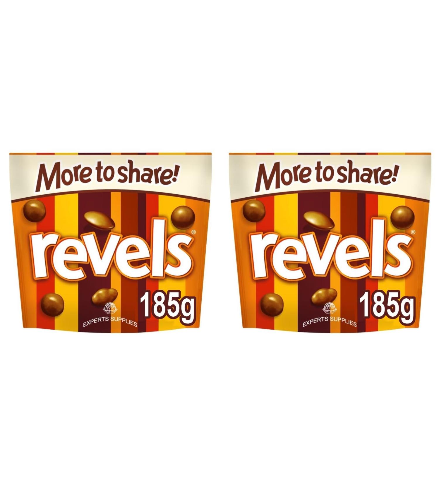  Experts Supplies Revels 2-Pack Milk Chocolate Treat Bags 185g Experts Supplies - Buy Online on GoSupps.com