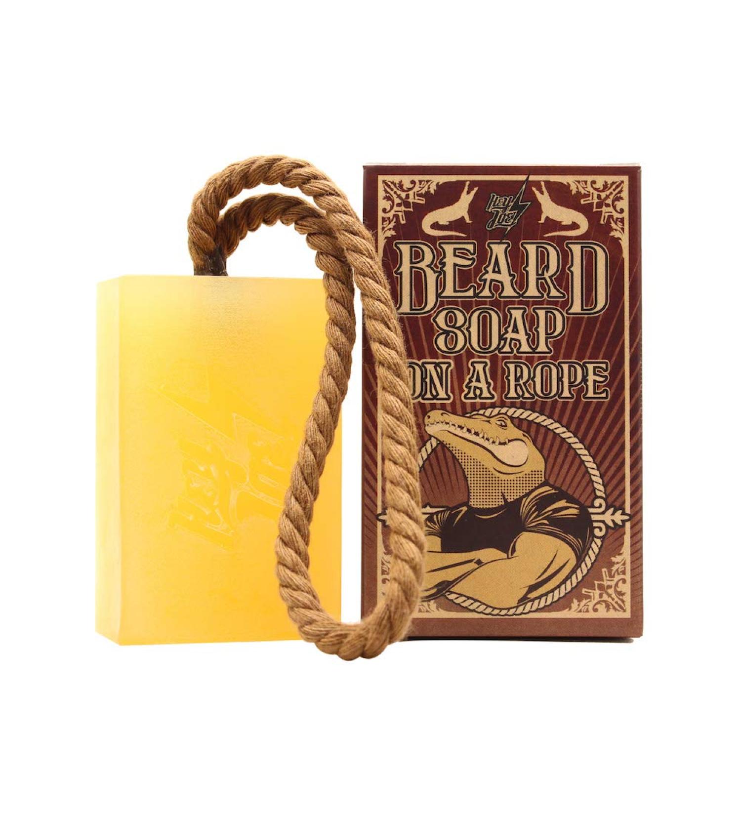 HEY JOE Beard Soap on a Rope 150ml - Premium Beard Care Natural Ingredients Worldwide Shipping - Buy Online on GoSupps.com