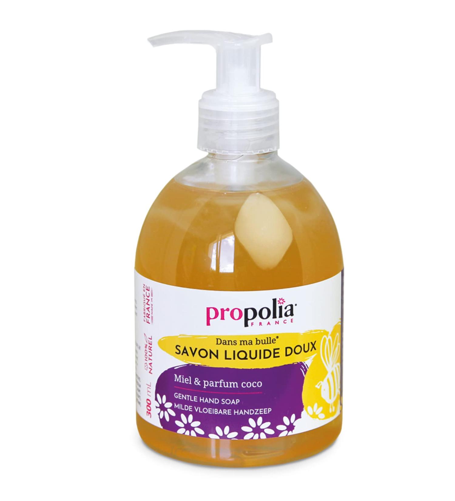  Propolia PROPOLIA - Soft Liquid Hand Soap - Honey/Coconut - Daily Use - Children & Adults - Made in France - 300 ml - Buy Online on GoSupps.com