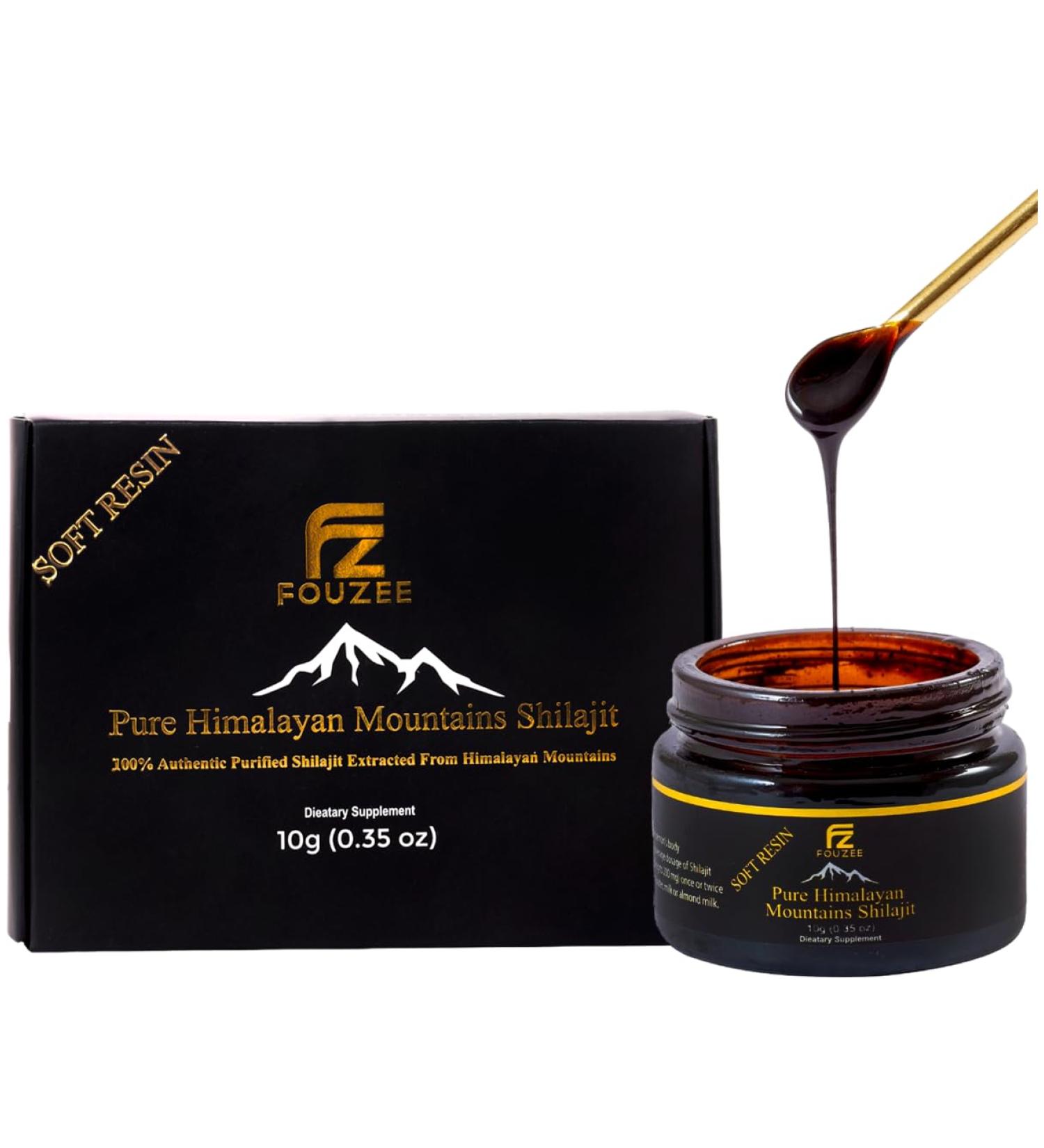 Pure Himalayan Shilajit Trace Mineral Supplement for Women & Men All Natural & Authentic Shilajit Resin in Amber Glass Bottle Fulvic Acid for Energy Boost & Immunity (10 Gram) 0.35 Ounce - Buy Online on GoSupps.com