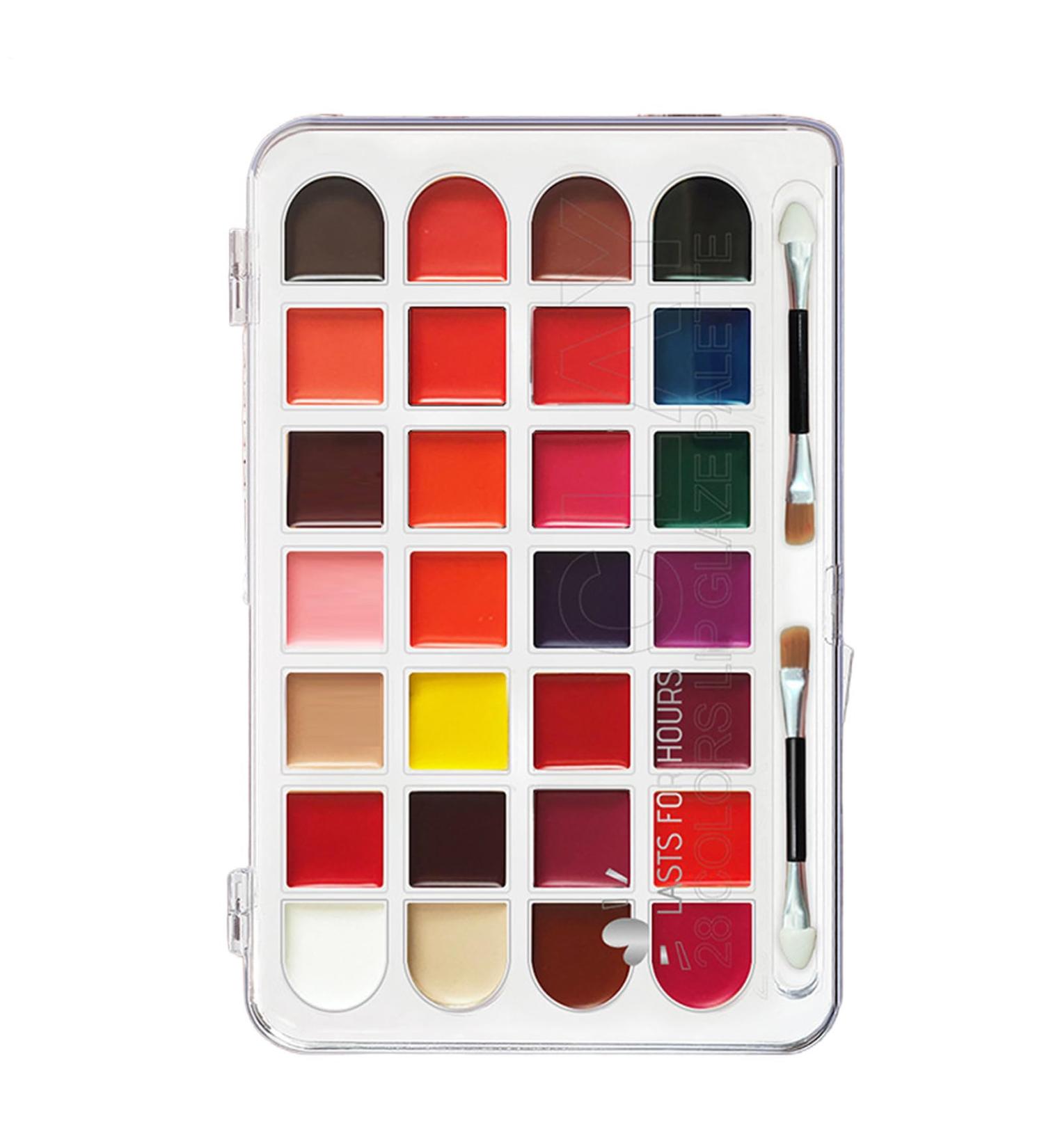  G n rique Makeup Palette | Eyeshadow Palette | 28 Shades Water Resistant & Sweat Resistant Makeup Bag For Women And Teens - Travel Cheek Lips - Buy Online on GoSupps.com