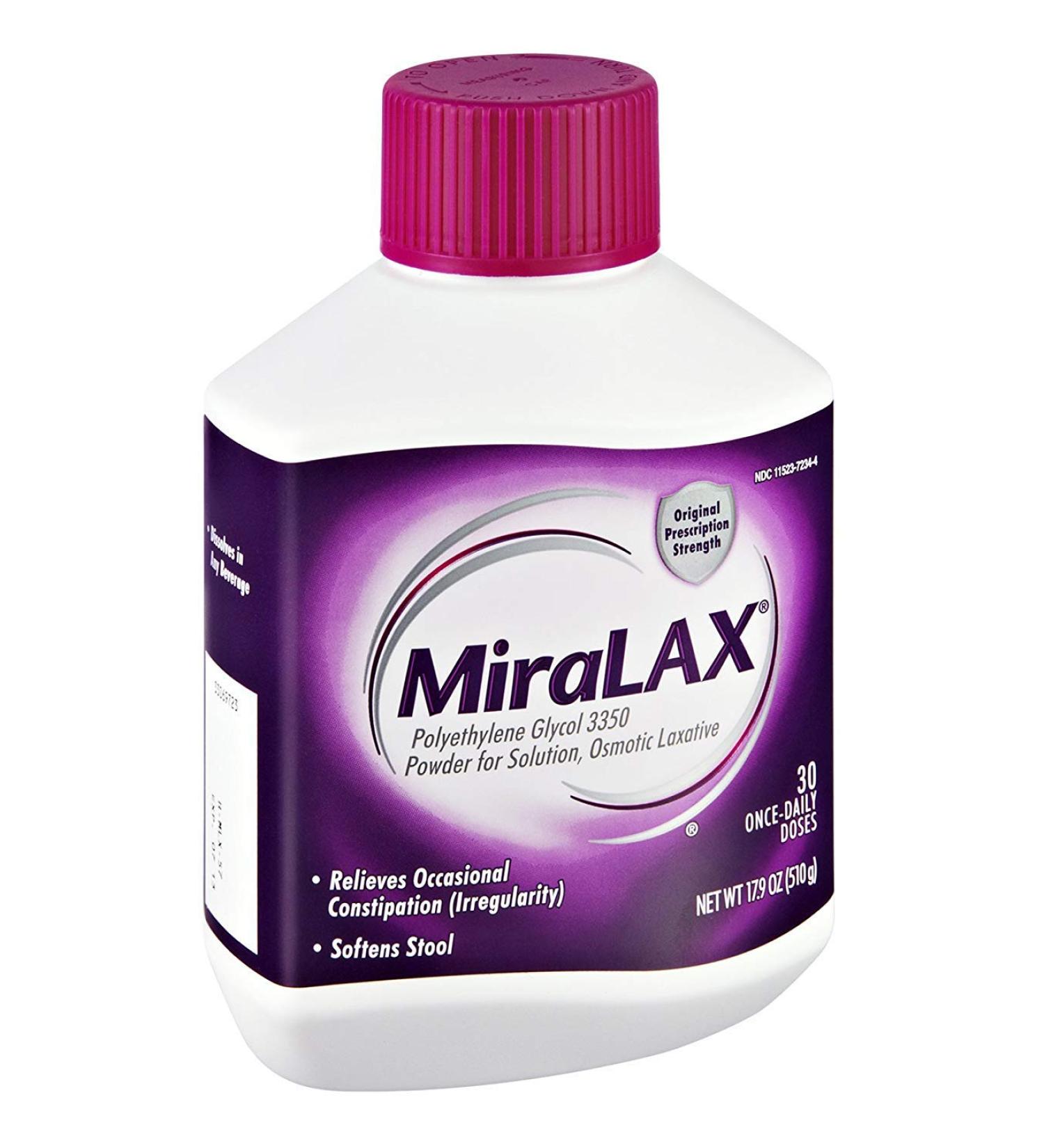 MiraLAX 17.9 oz Once-Daily Laxative 30 Doses