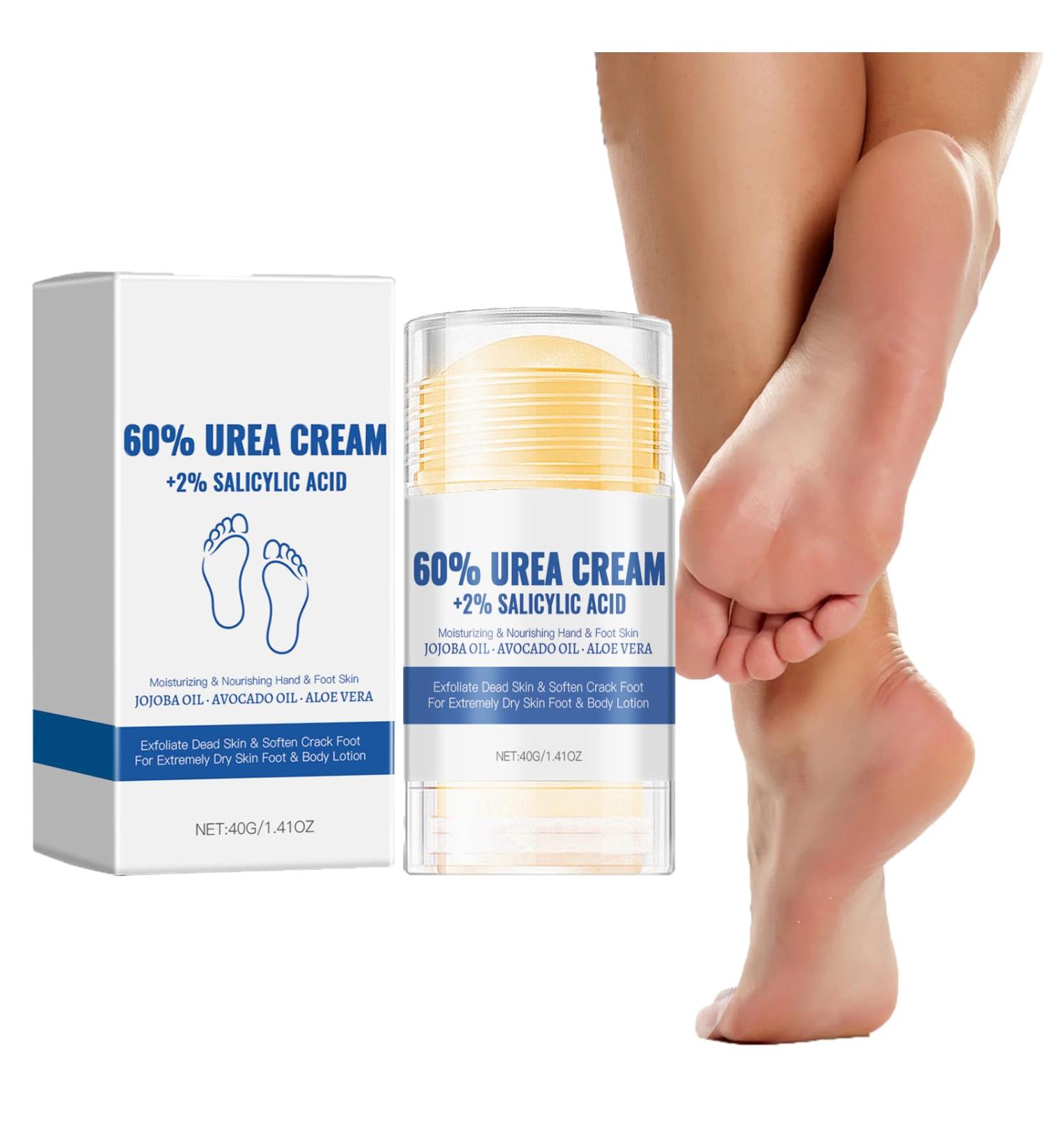  Alelyer Moisturizing and anti-crack foot cream 60% urea foot cream Moisturizing foot cream Repairing cream for cracked heels Foot care balm cream Cream for - Buy Online on GoSupps.com