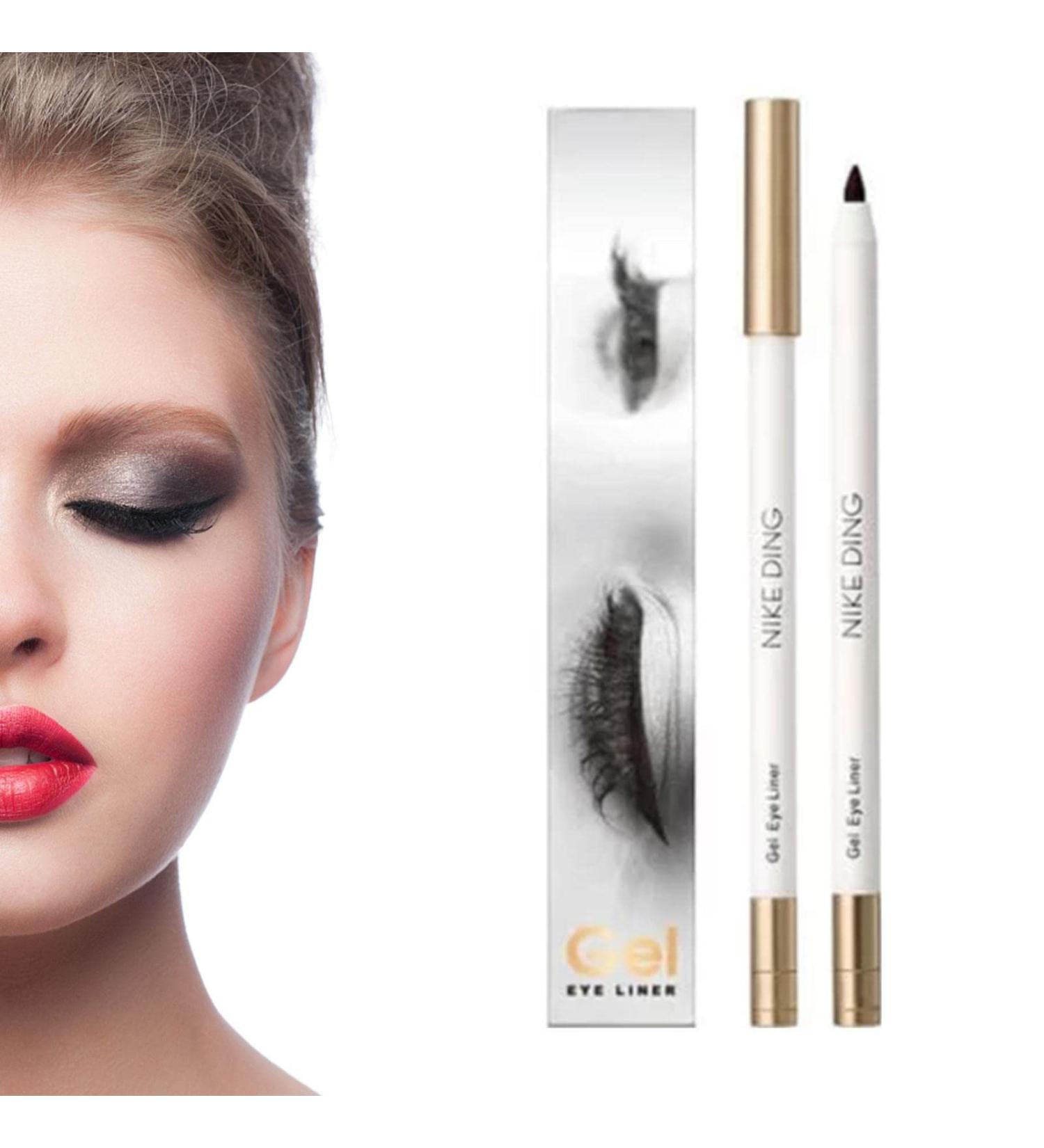 Eyeliner Glue Pen Waterproof Gel Eyeliner Pencils MultiUse Eye Makeup Black Brown High Pigment Shades Longwear with Sharpener for Daily Use Purble - Buy Online on GoSupps.com