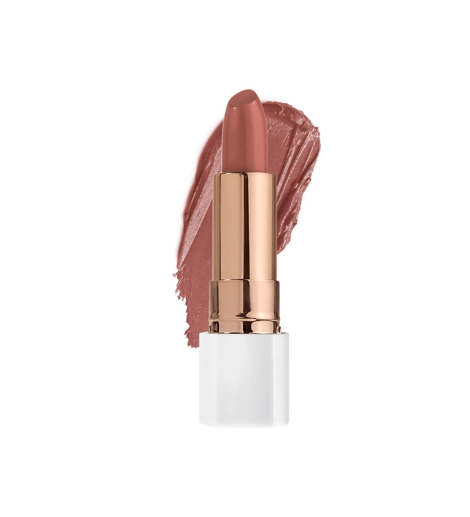 FLOWER BEAUTY Petal Pout Lipstick in Cinnamon Crush - Matte Formula, Nourishing & Highly Pigmented Lip Color with Antioxidants - Buy Online on GoSupps.com