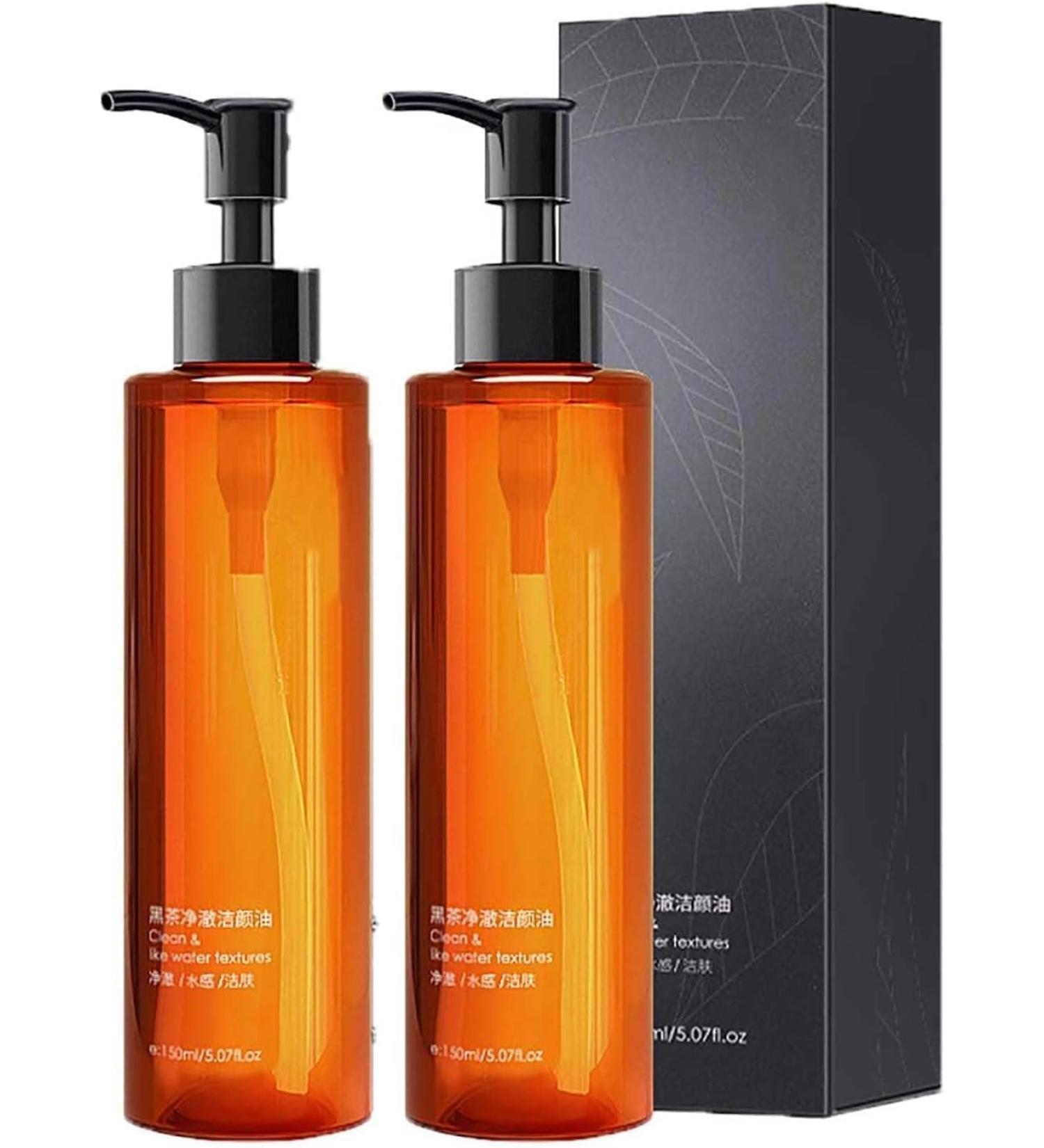 IFFANY Black Tea Cleansing Oil Deep Cleansing Oil Refreshing and Non-Greasy Cleansing Oil Tea Cleansing Oil Gentle Cleansing Makeup Remover - Buy Online on GoSupps.com