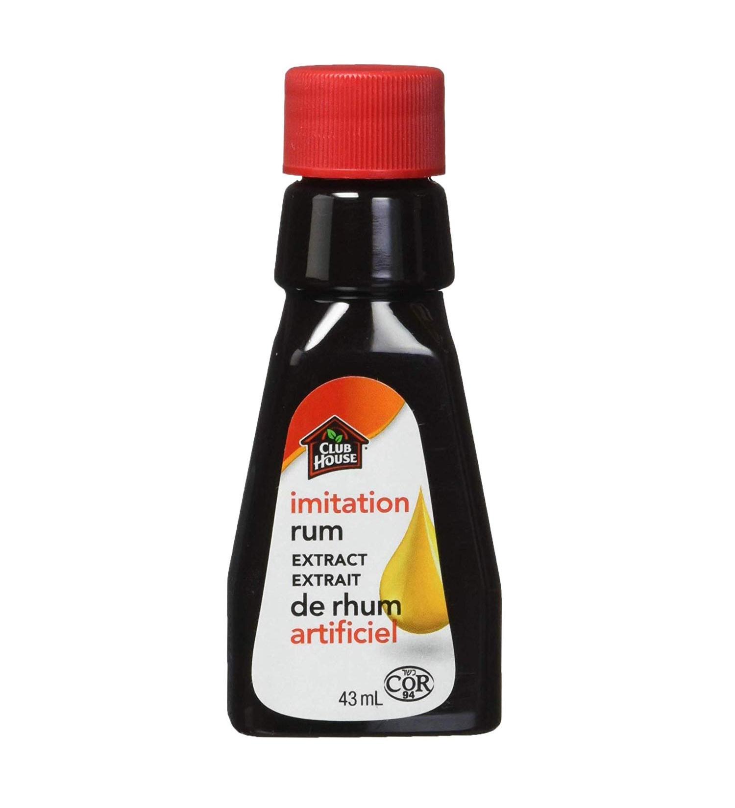 Club House Quality Baking & Flavouring Extracts Imitation Rum 43ml - Buy Online on GoSupps.com