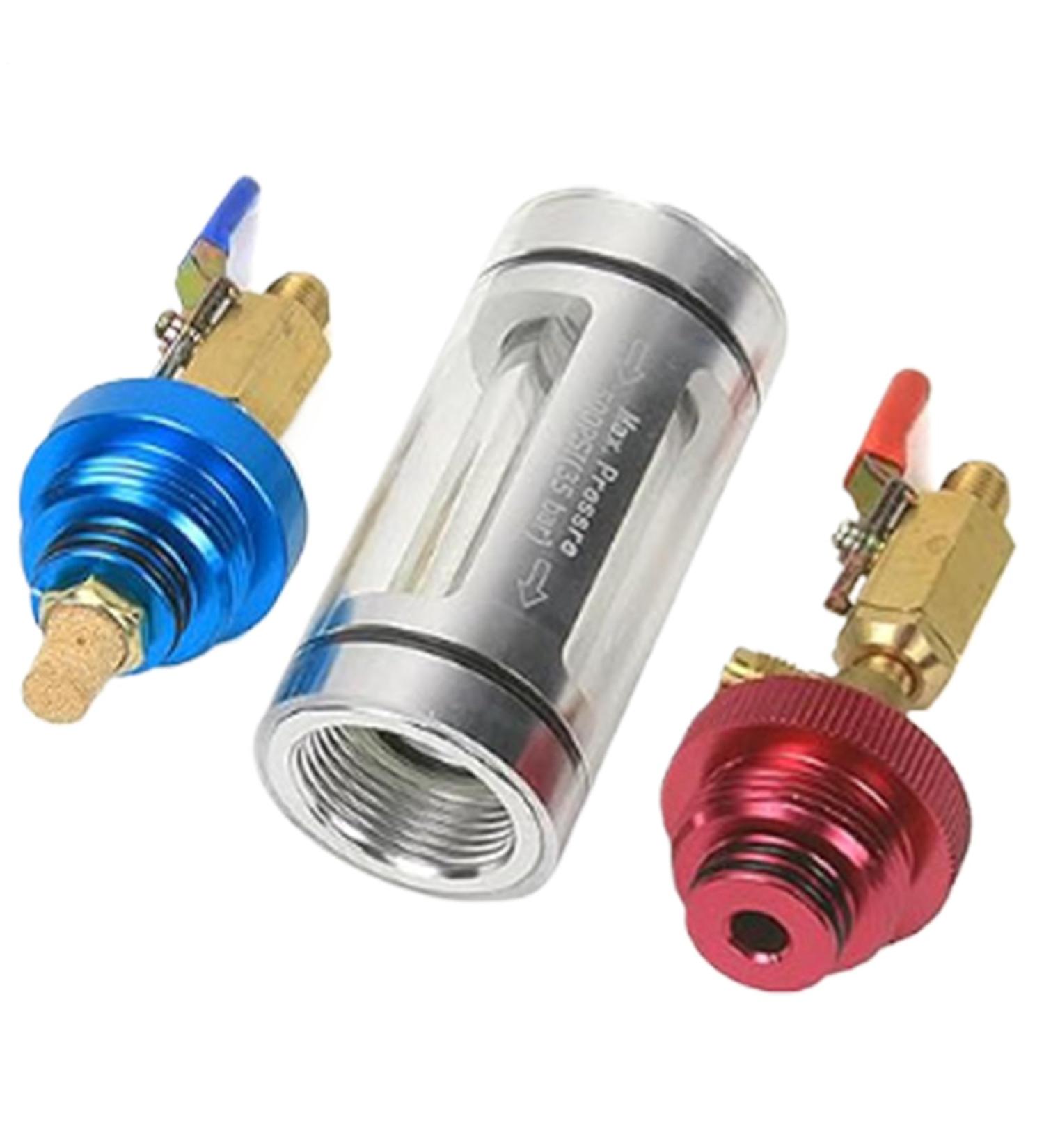 Clissiner AC Oil Tester-Air for Cars | Test kit with controller for real-time impurity testing filtration refilling and daily maintenance - Buy Online on GoSupps.com