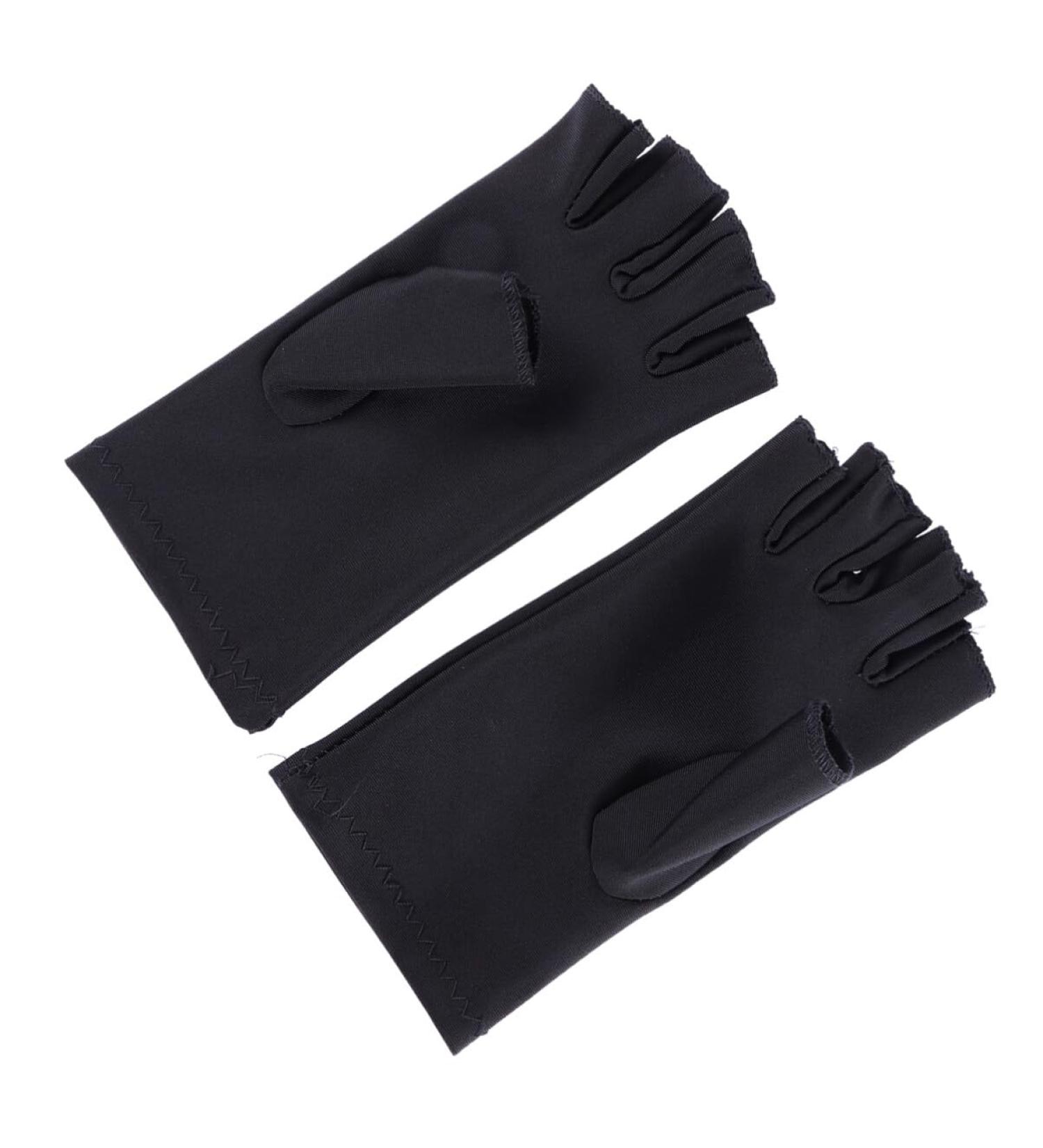 FRCOLOR 5 Pair Miss summer sun protection apparel nail manicure half-finger gloves gloves sun protection gloves for women Anti-UV fingerless gloves thin section Fingerless - Buy Online on GoSupps.com