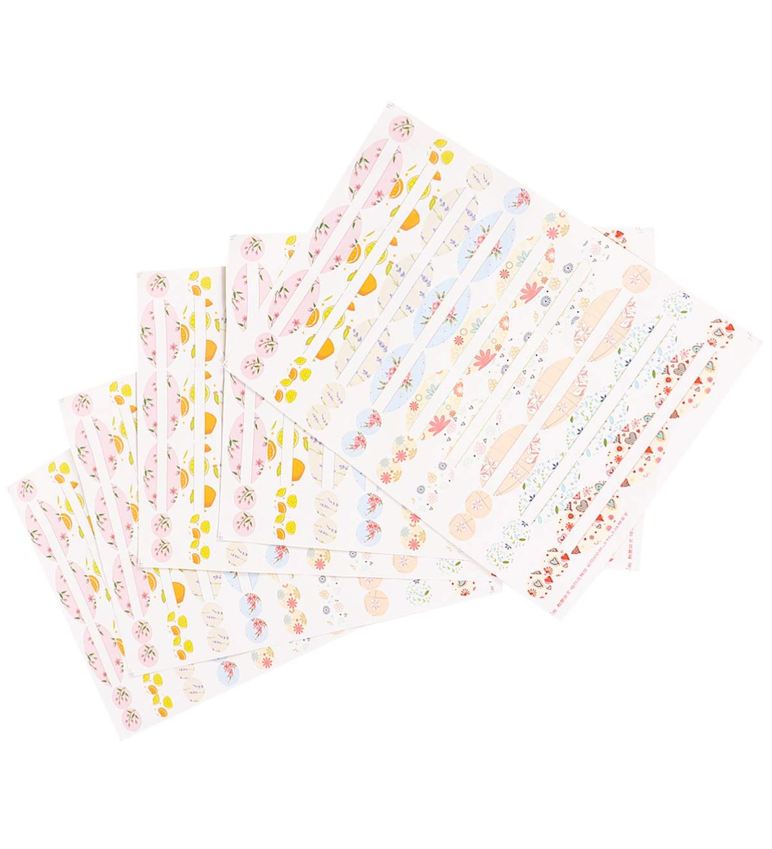 Buy Lurrose Colorful Waterproof Essential Oils Stickers 5 Sheets for Bottles & Perfume Accessories - Buy Online on GoSupps.com
