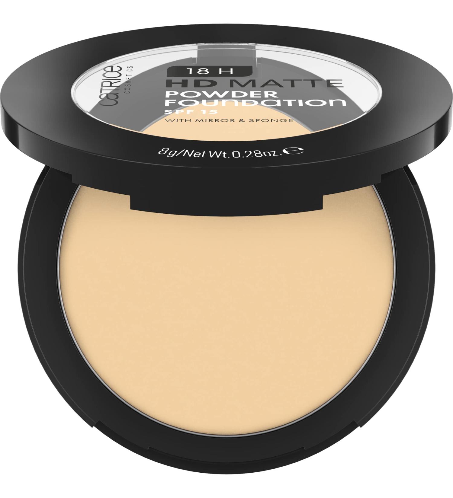 cosnova Catrice 18H HD Matte Powder Foundation longlasting mattifying opaque matte 8g - Buy Online on GoSupps.com