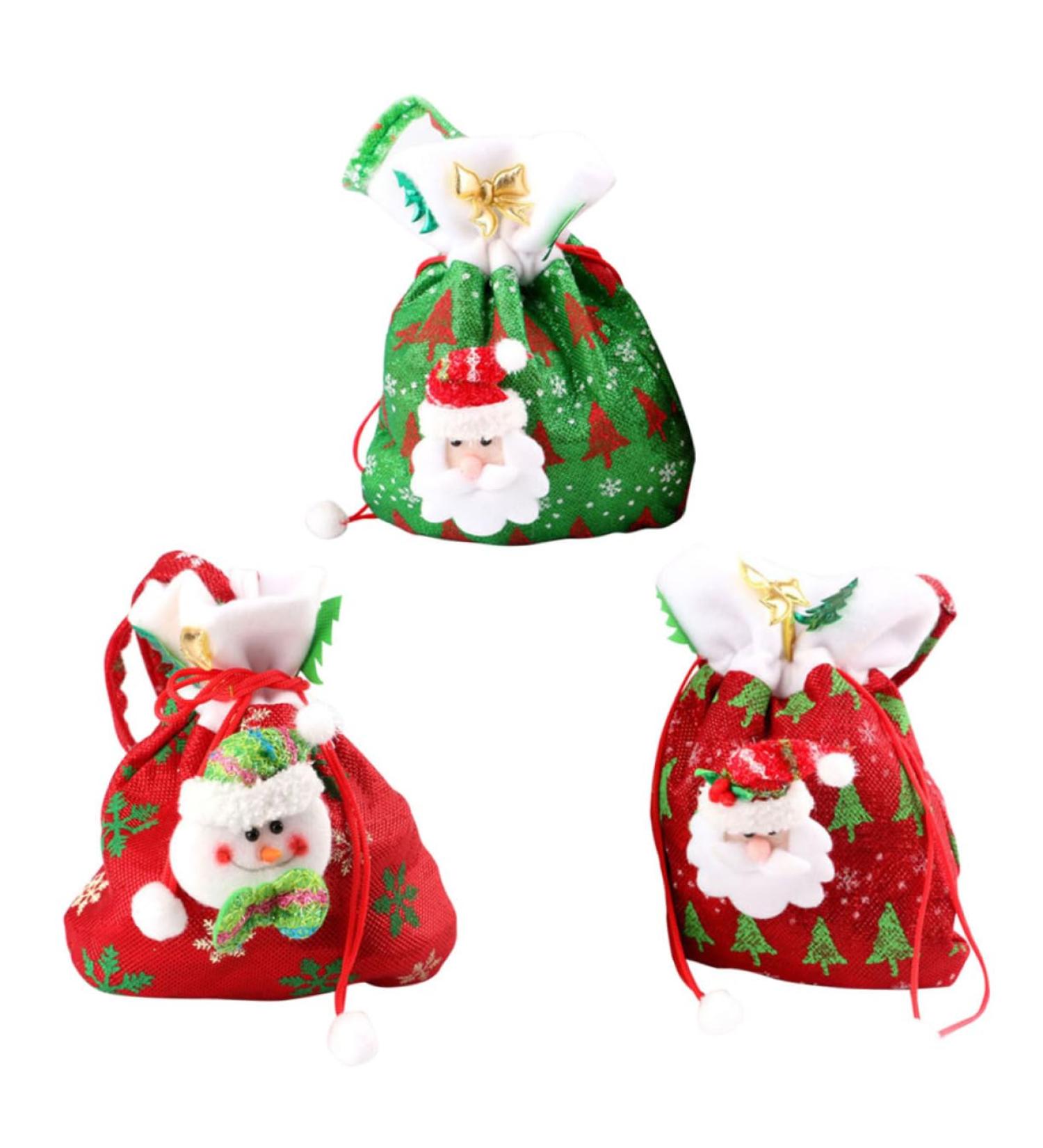 LALAFINA 3pcs Christmas Bags Candy Bag for Christmas Handbag - Buy Online on GoSupps.com